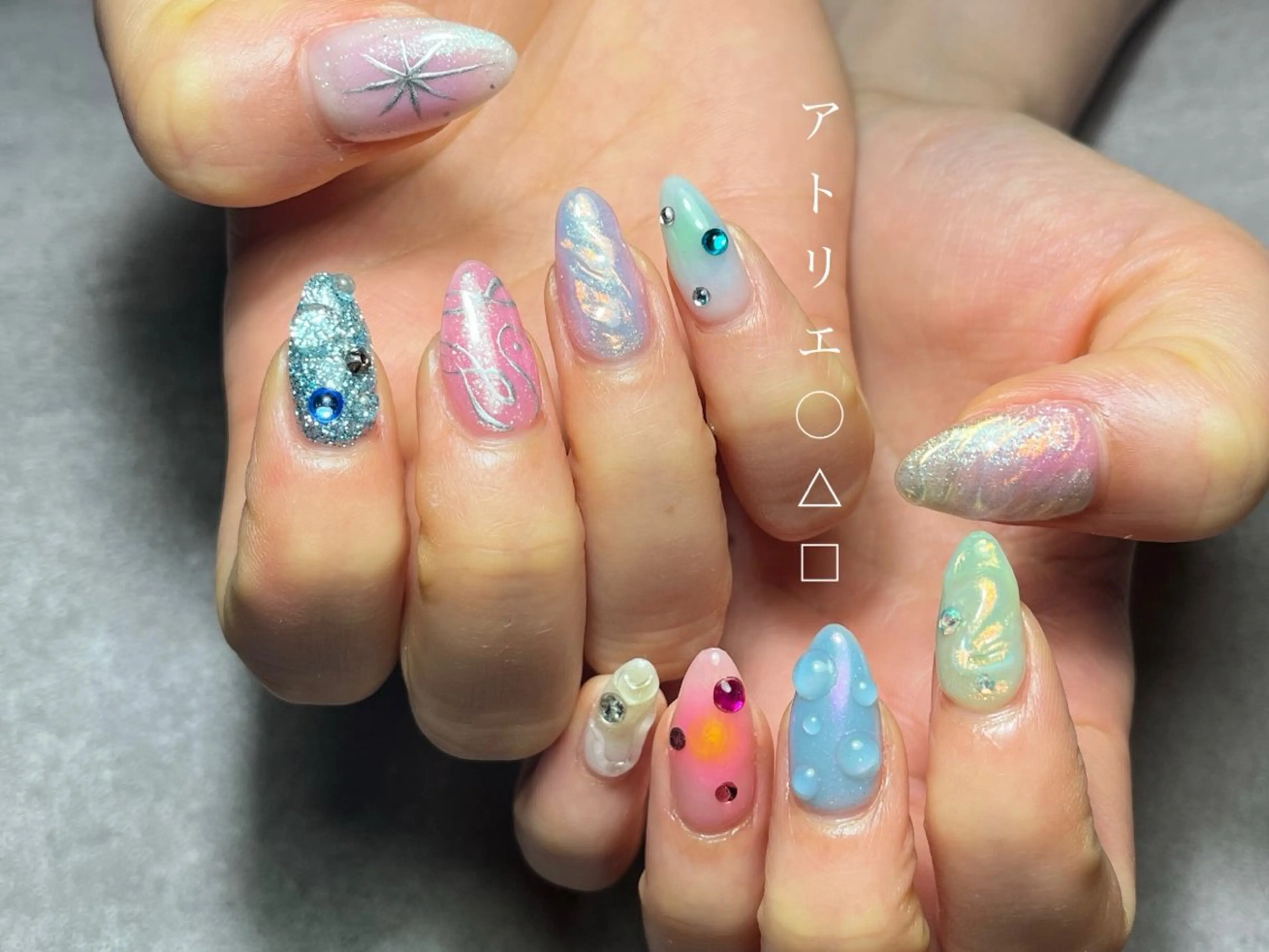 ネイル ハンドネイル アトリエ ○△□のネイルデザイン