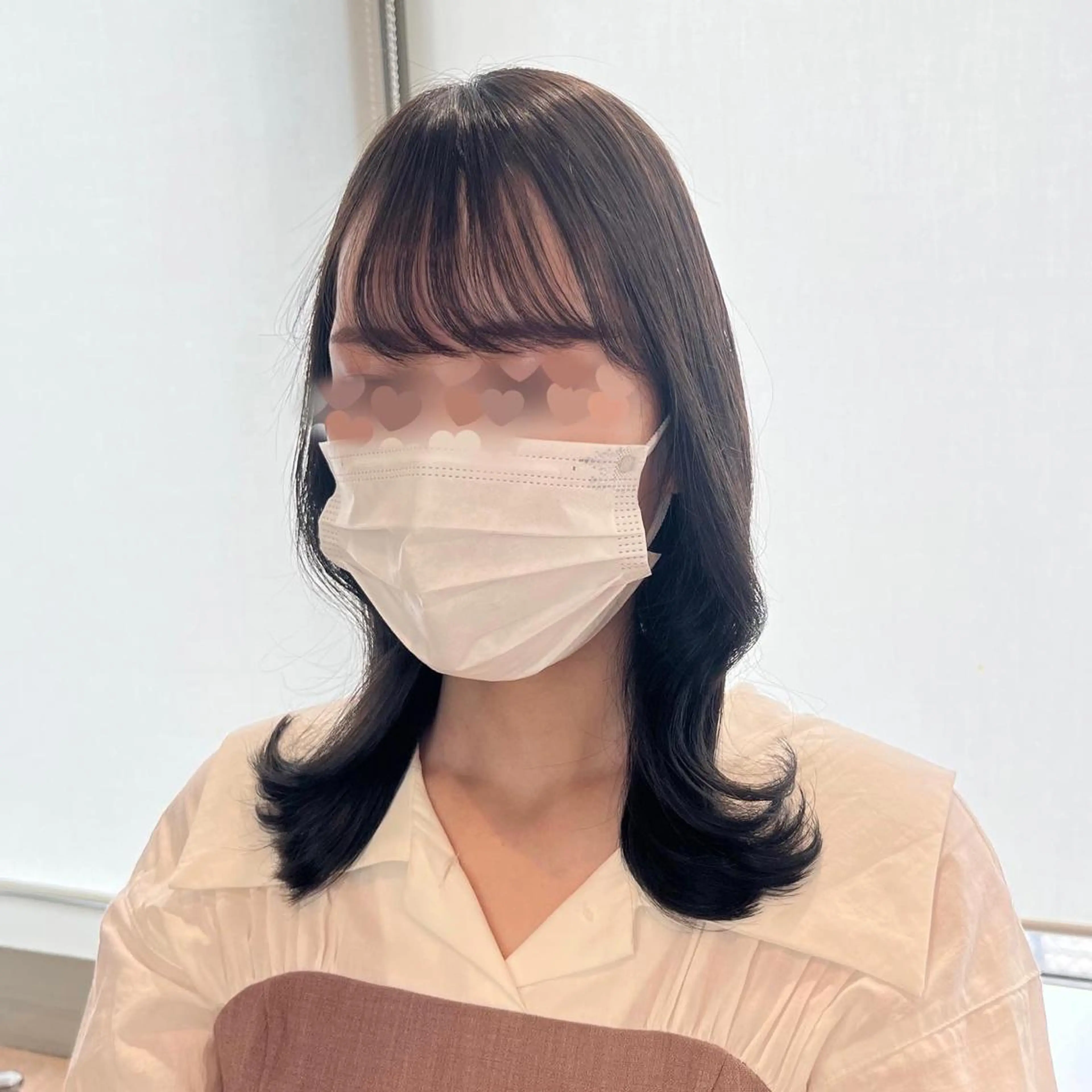 ミディアム 赤羽今日子/レイヤー /盛れる顔まわりのヘアスタイル