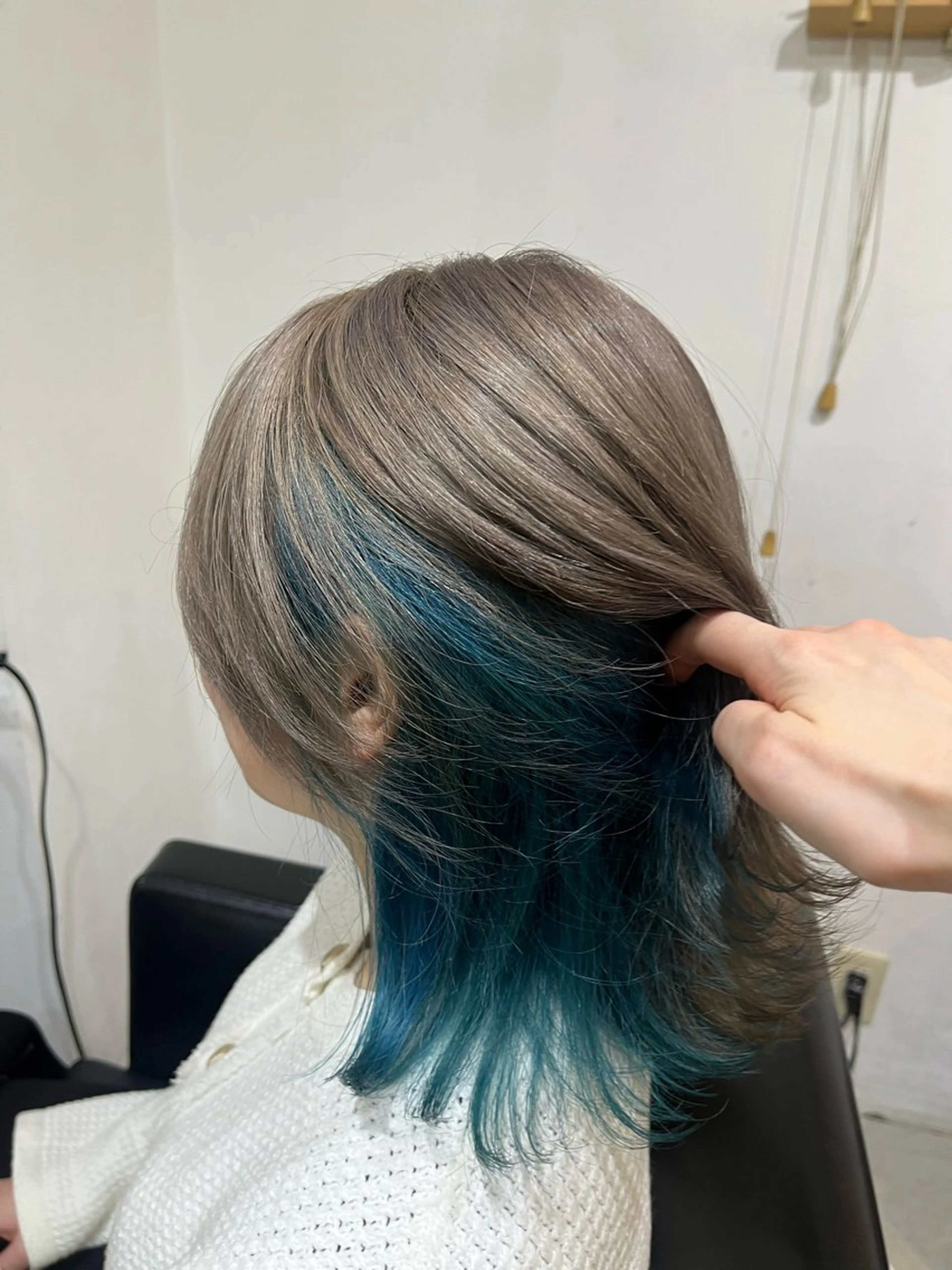 ミディアム カラー ✨🎨ブリーチなし 透明感カラー✨美友のヘアスタイル