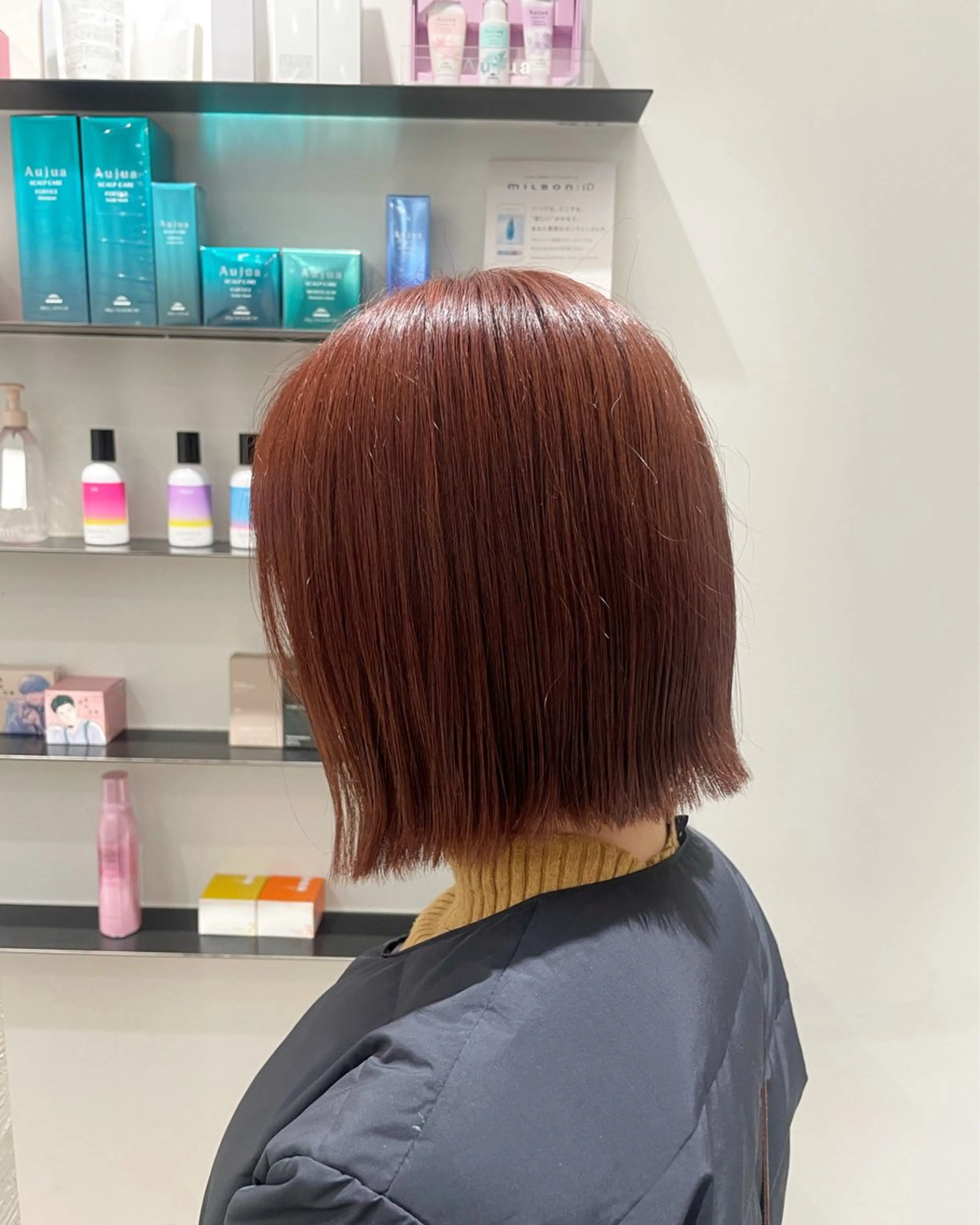 ショート ボブ カット ヘアカラー トリートメント NEST by chord （ネストバイコード）所属・🤍関根 朋香🤍のヘアスタイル