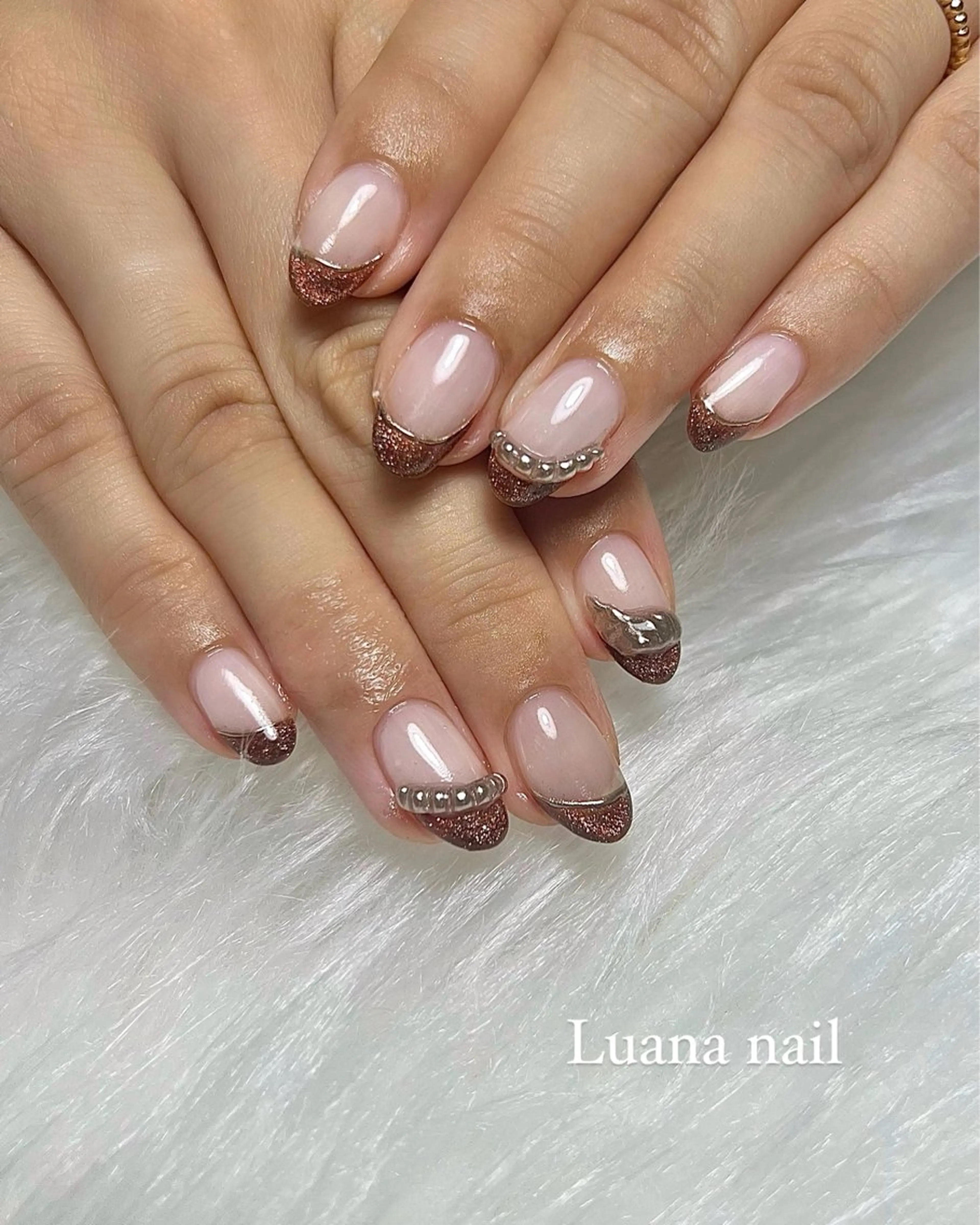 ネイル アートネイル フレンチネイル Luana nailのネイルデザイン