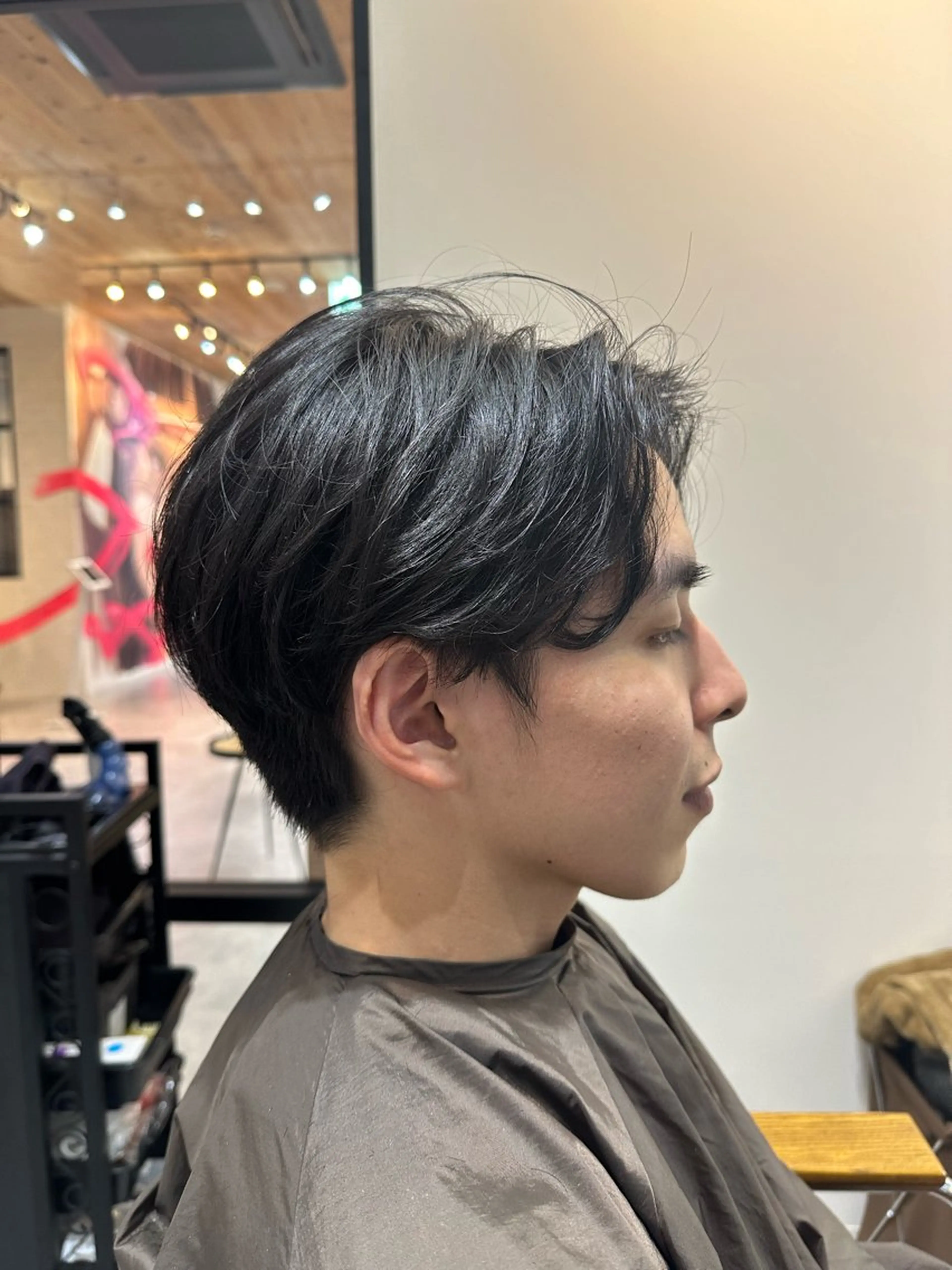 メンズ センターパート ツーブロック カット メンズカット クドウユウキのヘアスタイル