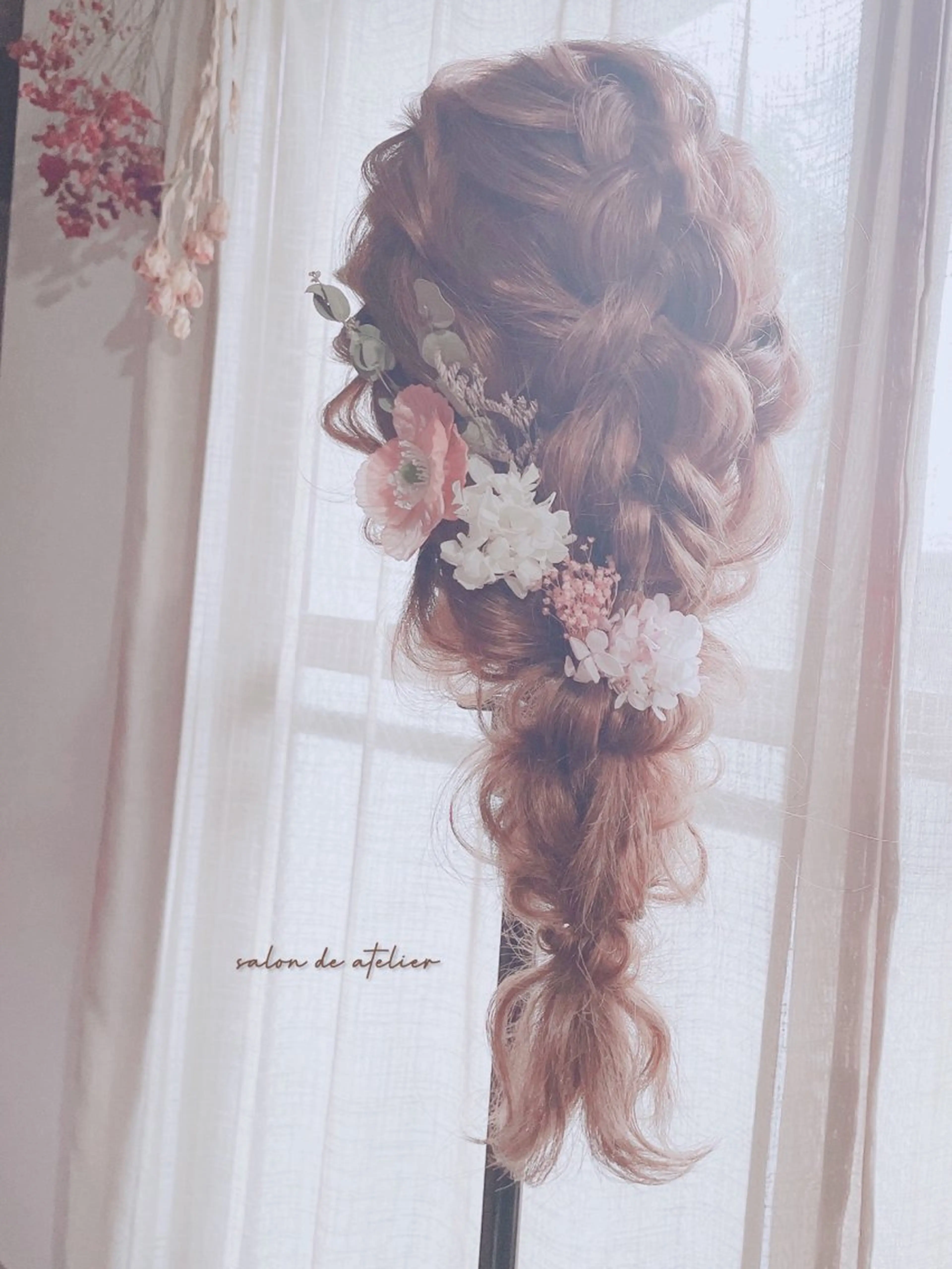 ヘアアレンジ ヘアセット サロンデアトリエ 愛沙花のマツエク・マツパデザイン