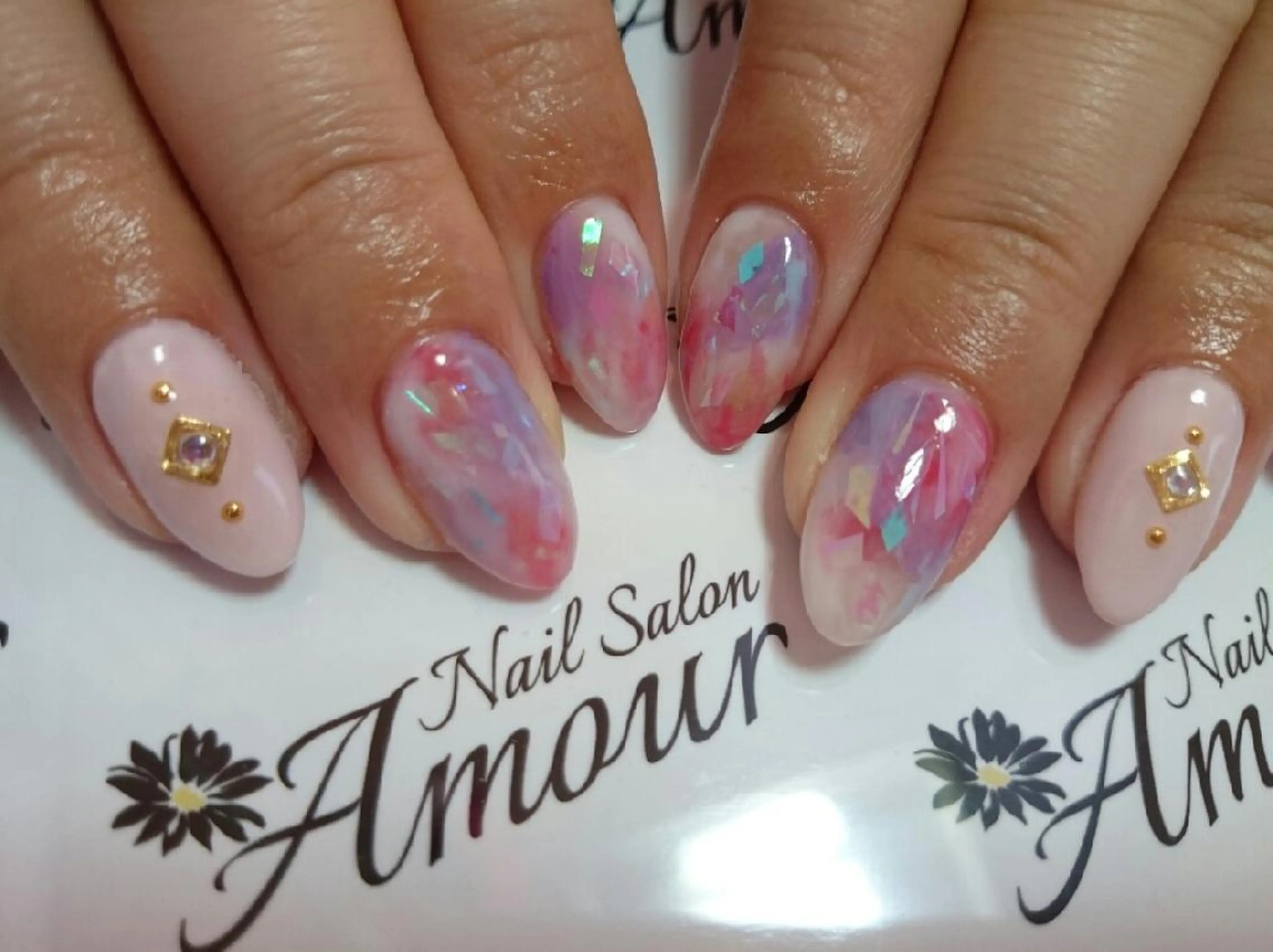 ネイル ニュアンスネイル nailsalon ♡amour♡のネイルデザイン