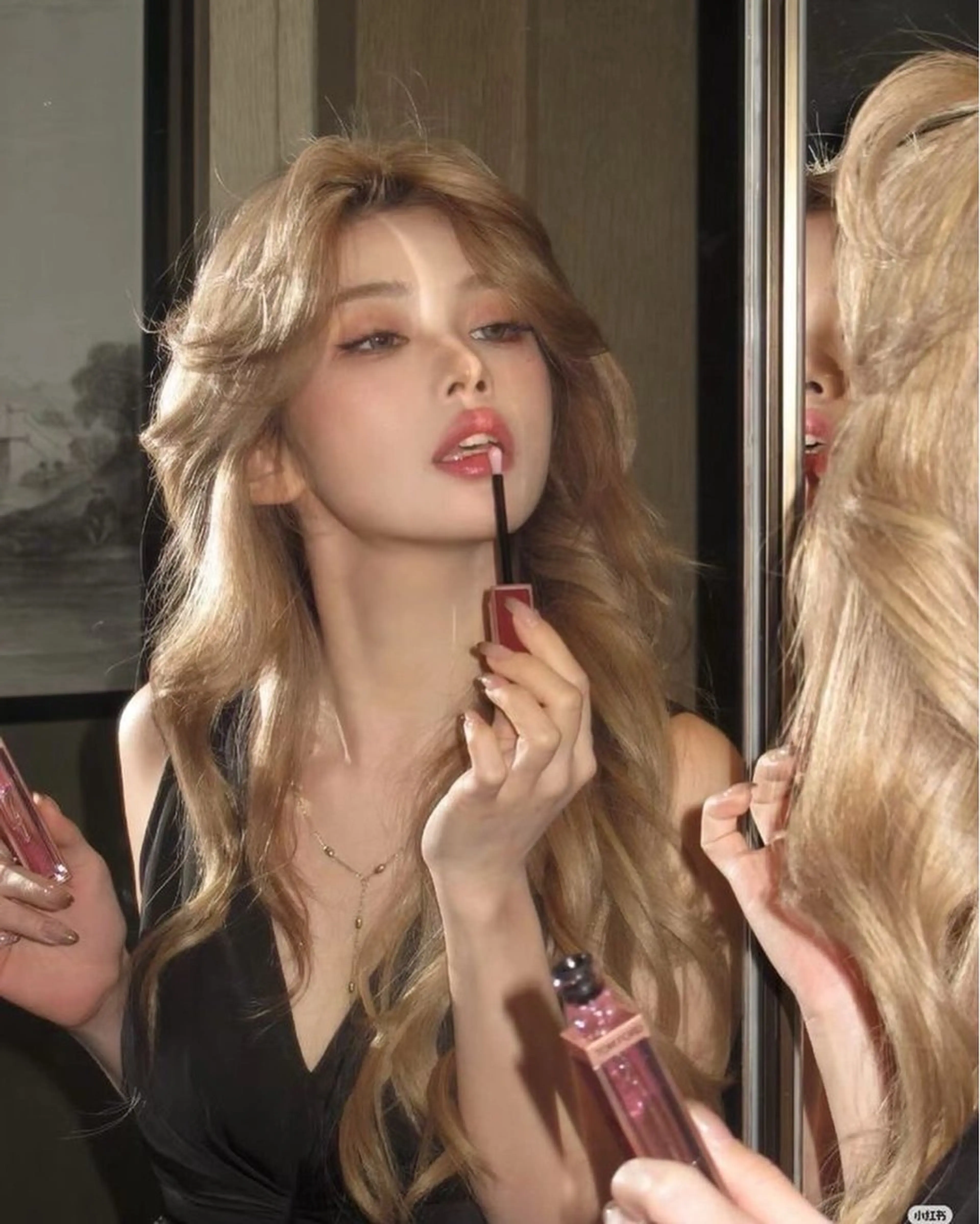 ロング カット ヘアカラー トリートメント ヘアセット 透明感ハイトーンヘア 🎀ririka🎀のヘアスタイル