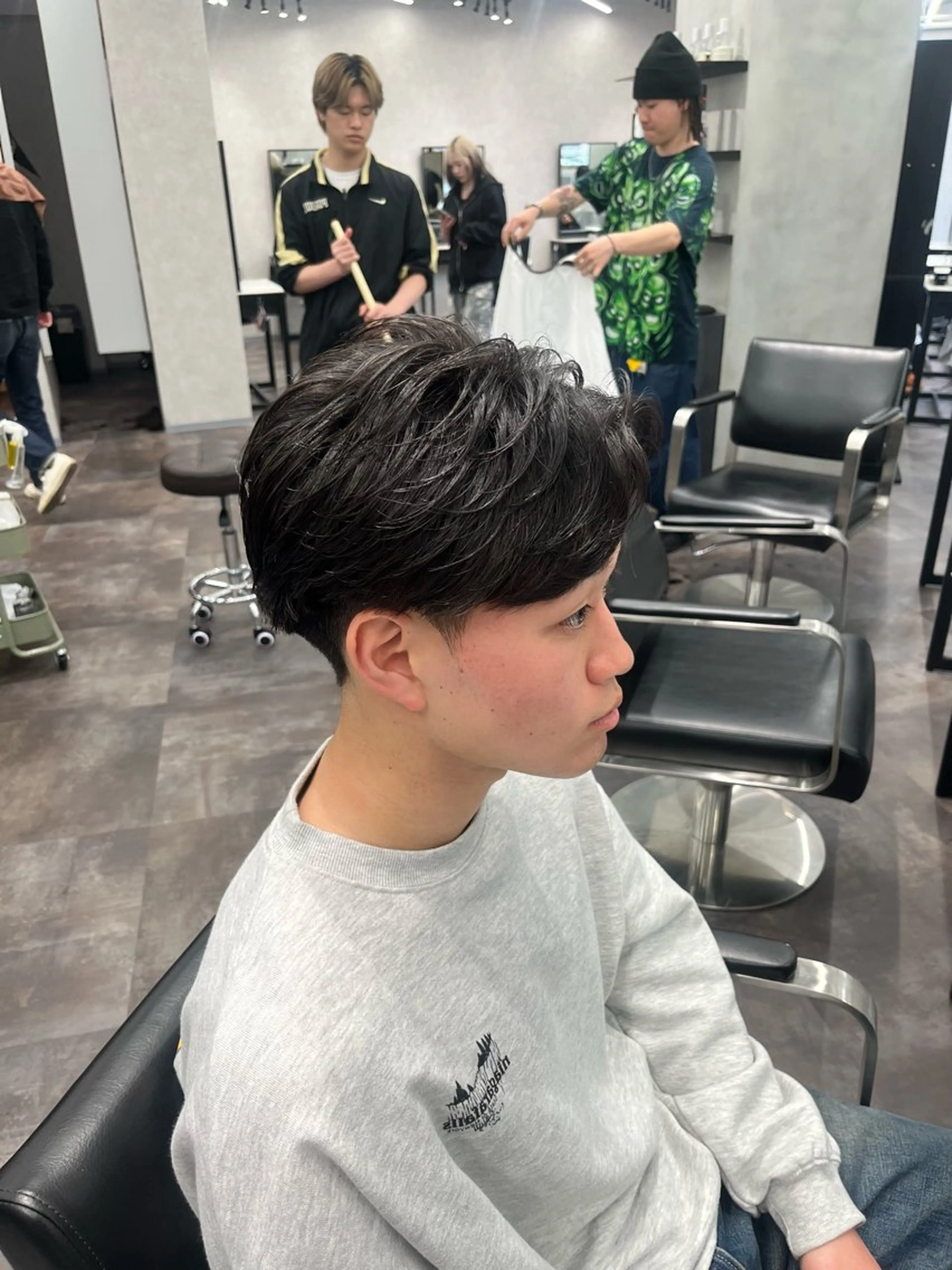ミディアム メンズ カット メンズ特化🔥　齋藤 航のヘアスタイル