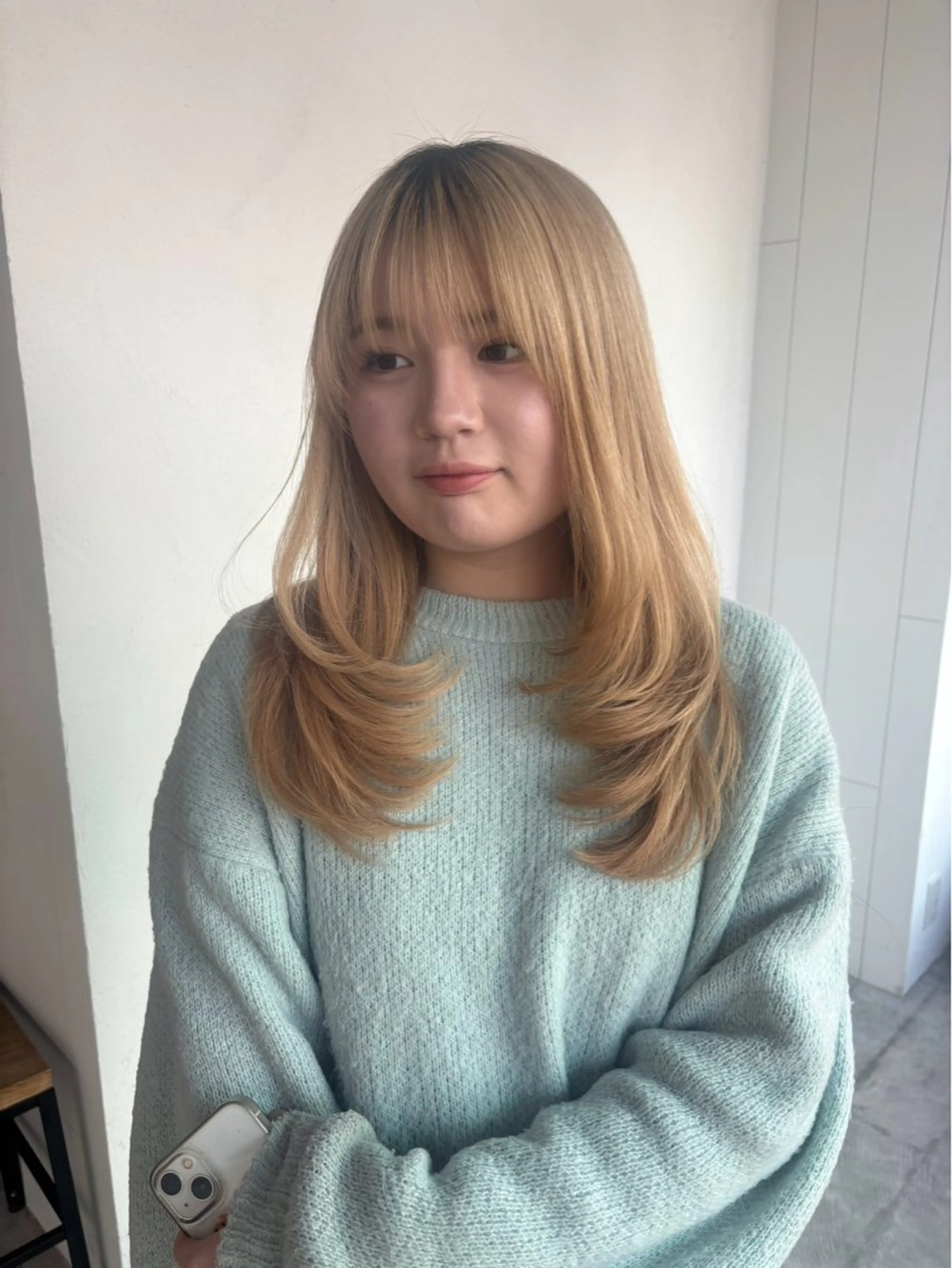 ロング レイヤーカット YUUKI/艶カラー レイヤーカットのヘアスタイル