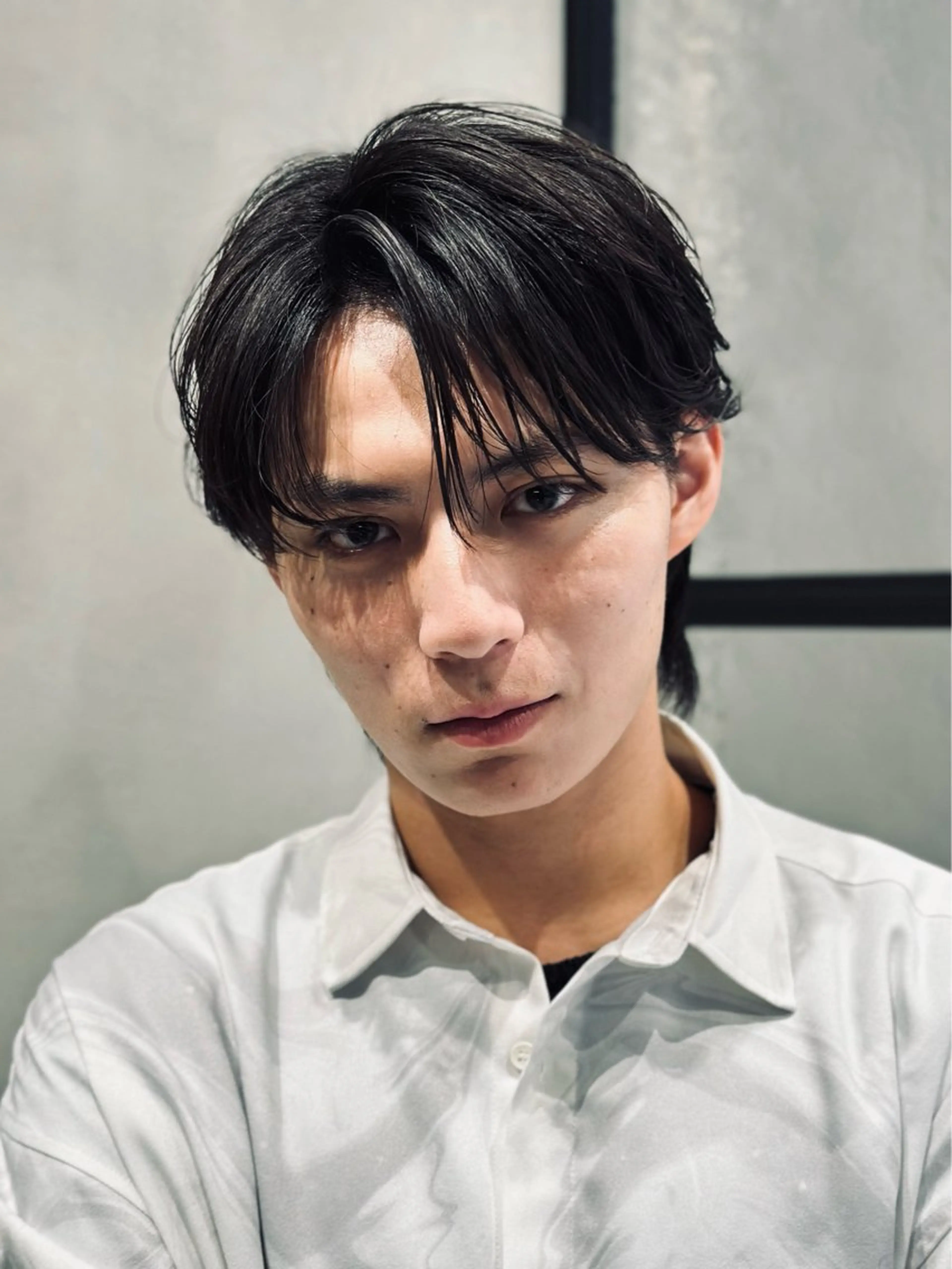 ショート パーマ 池袋センターパート No.1 裕大のヘアスタイル