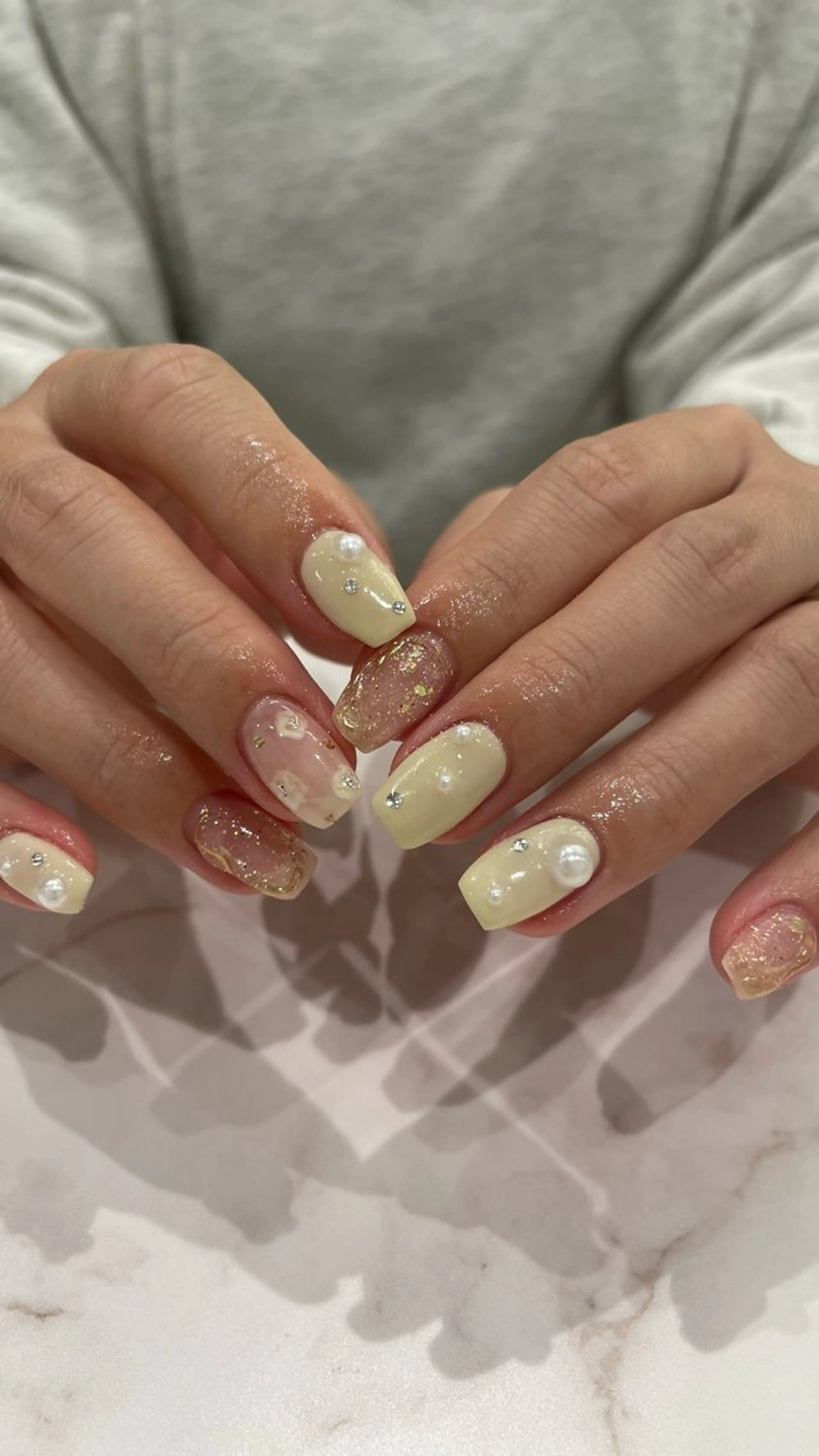 ネイル ハンドネイル 【淡色color/ nail】maikoのネイルデザイン