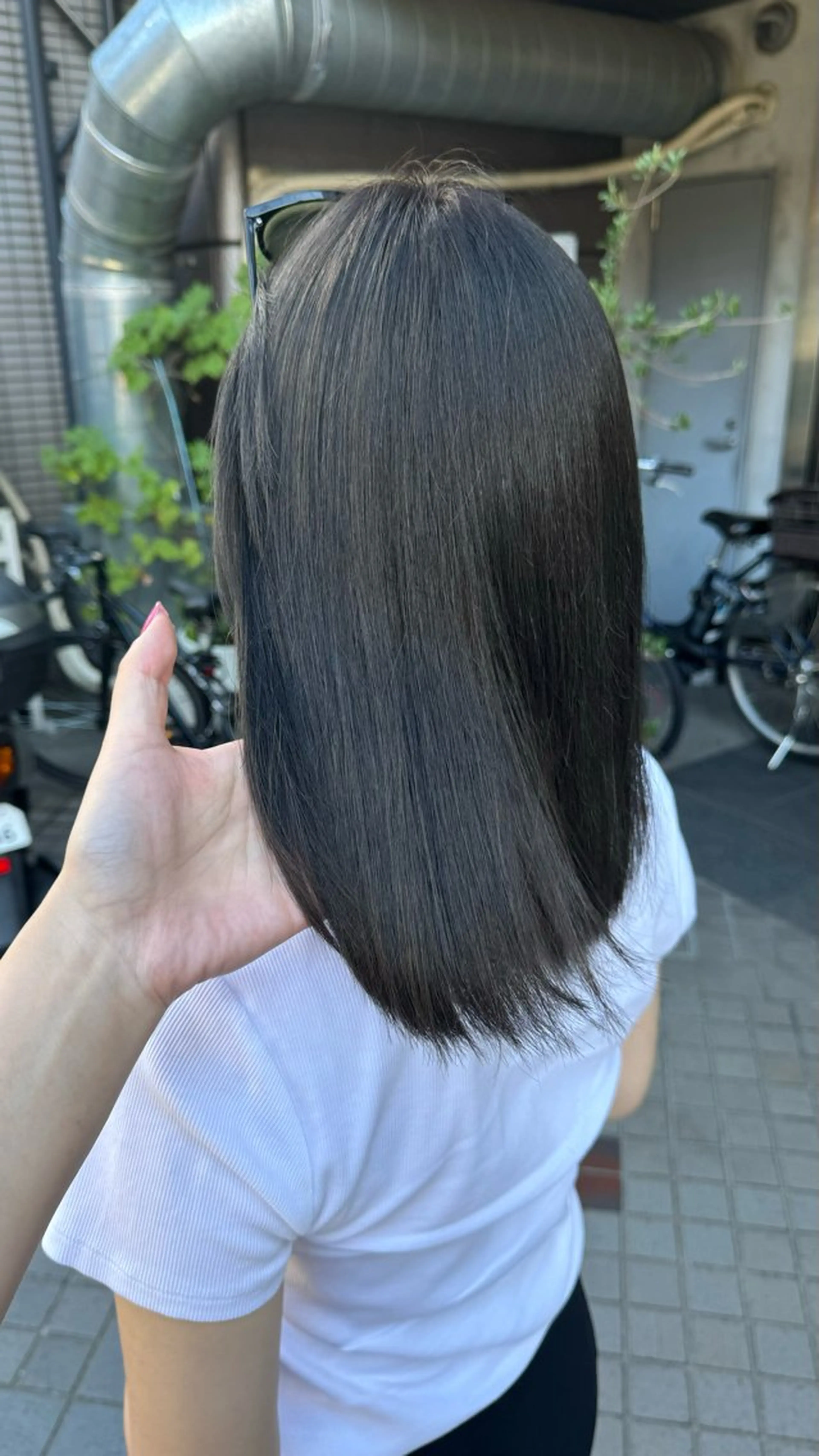ミディアム カラー ブリーチ カット ヘアカラー Real me　京都 四条烏丸ドゥエ店所属・タナカ｜ 京都美容師のヘアスタイル