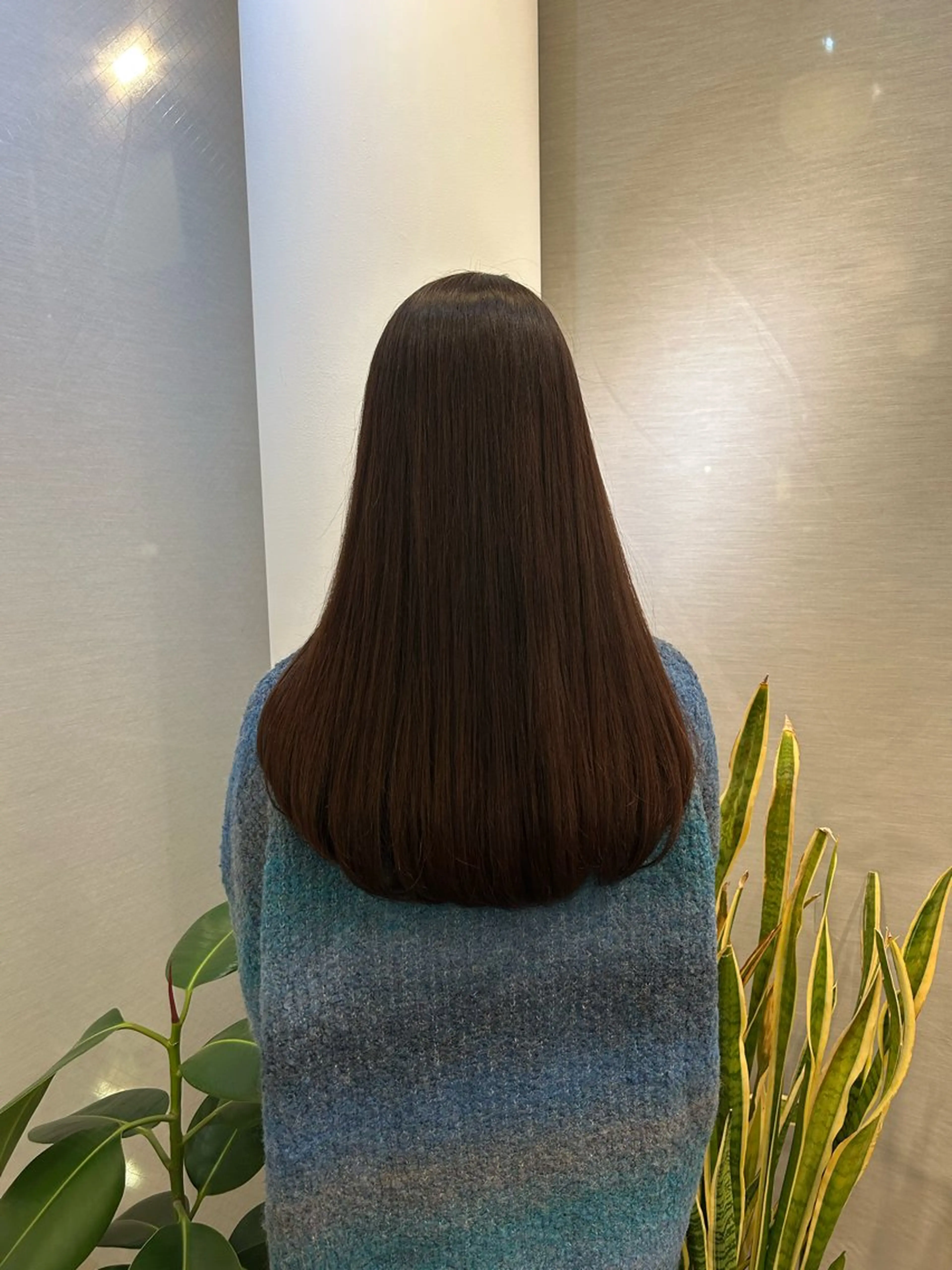 ロング 縮毛矯正 石川 野乃花のヘアスタイル