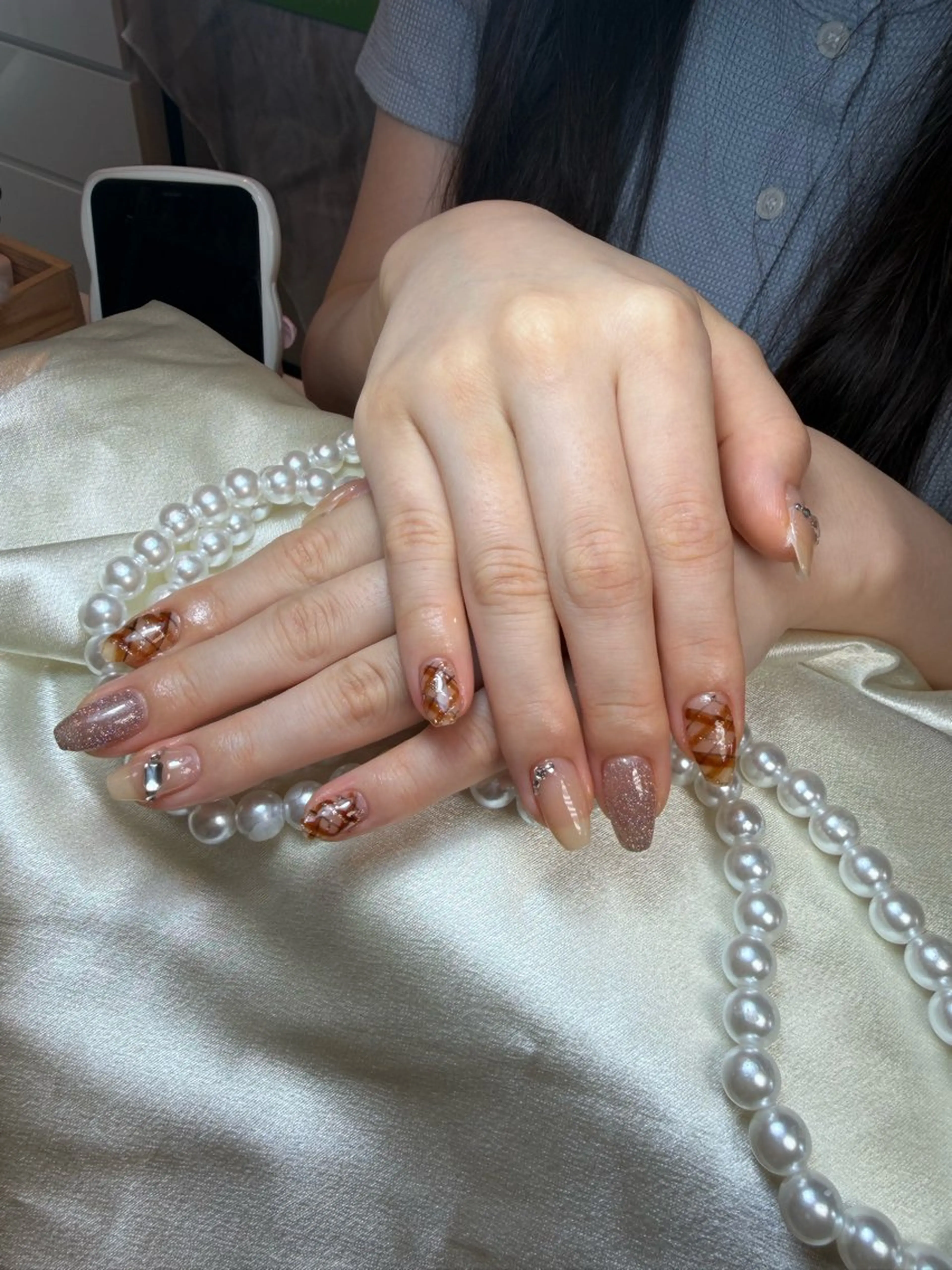 ネイル ハンドネイル Nail Salon Recess 【ネイルサロンリセス】 （ネイルサロンリセス）所属・く まのネイルデザイン