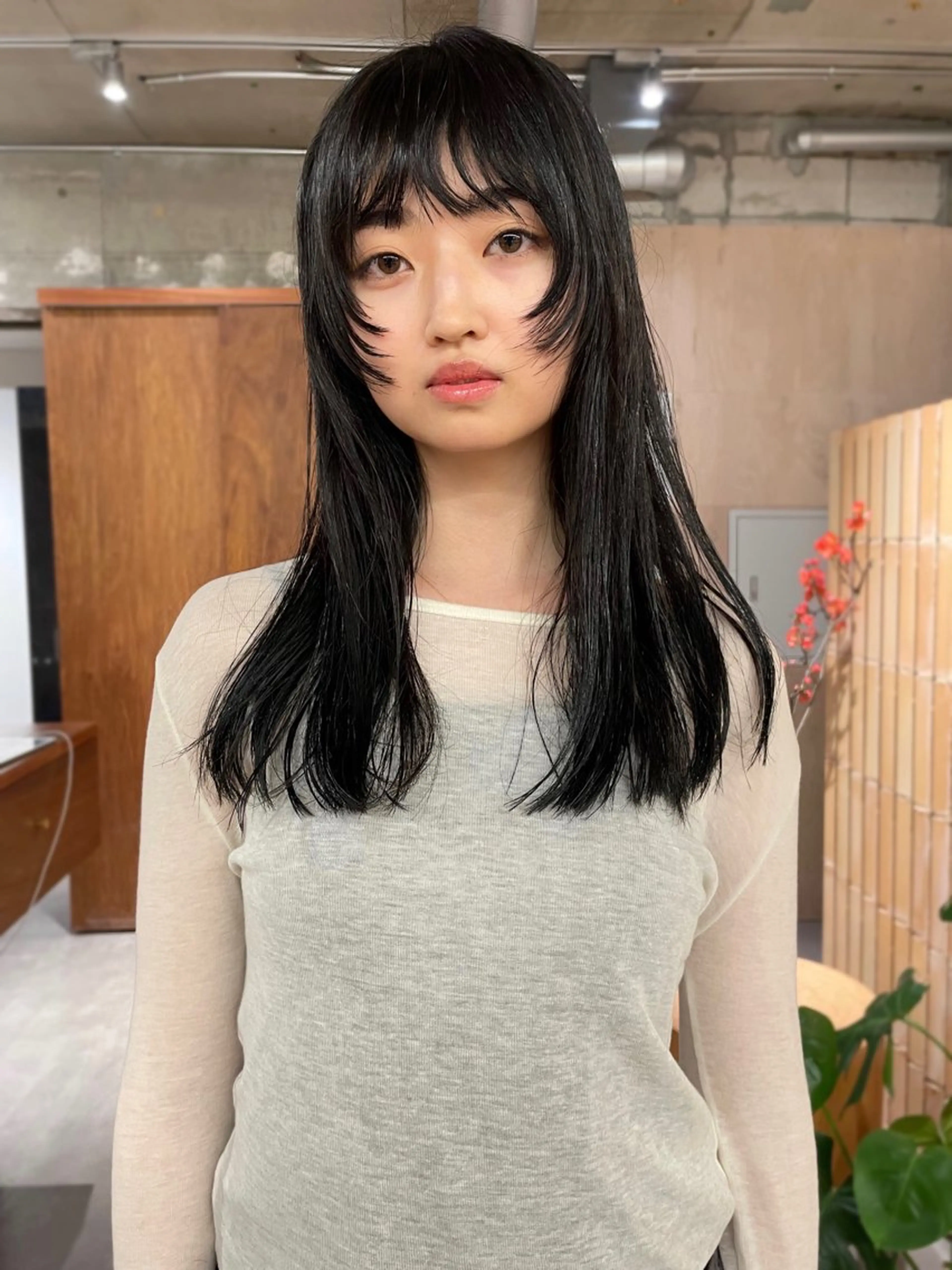 ロング レイヤーカット ロング 森田 博樹のヘアスタイル