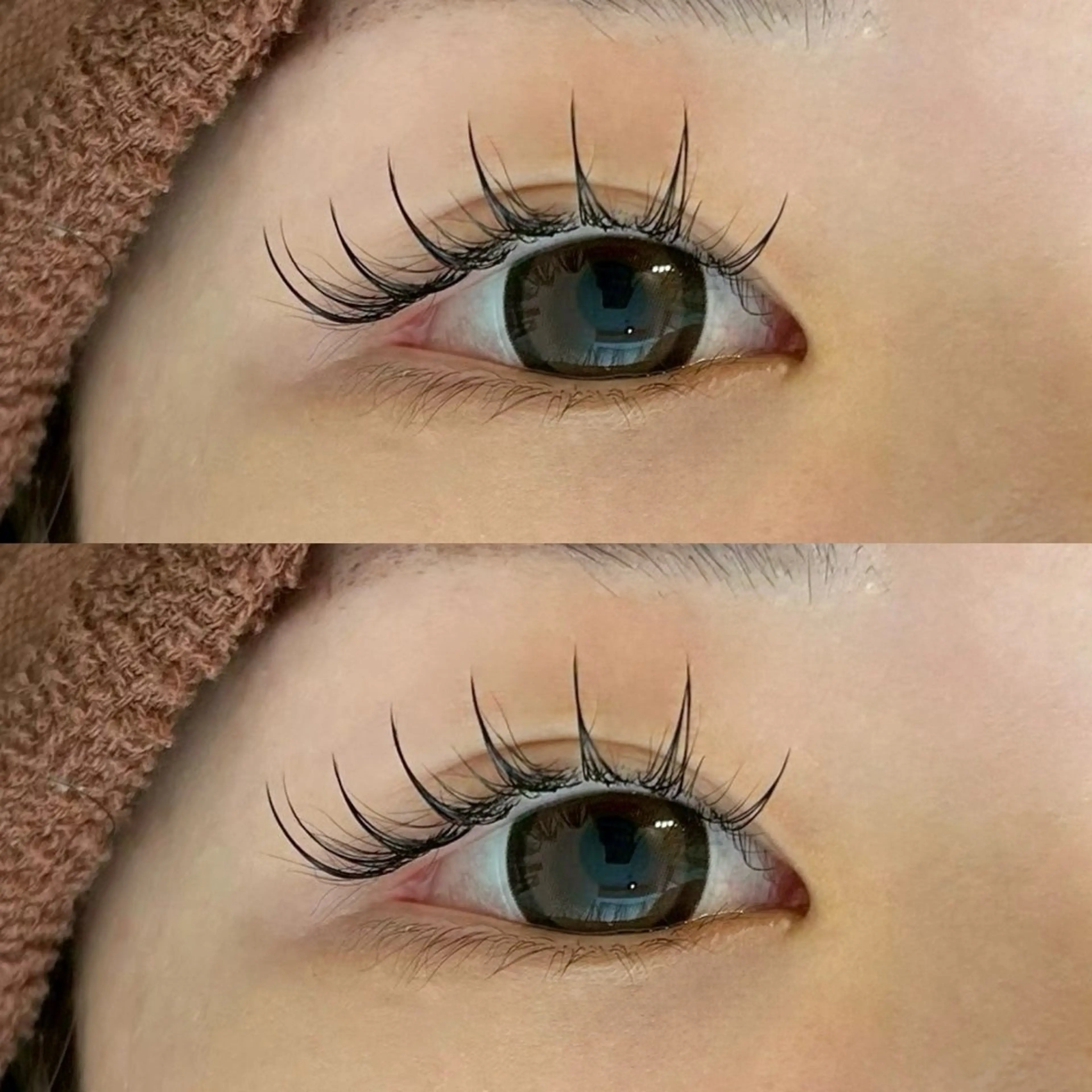 【レッスンモデル】  フラットラッシュ80本の写真