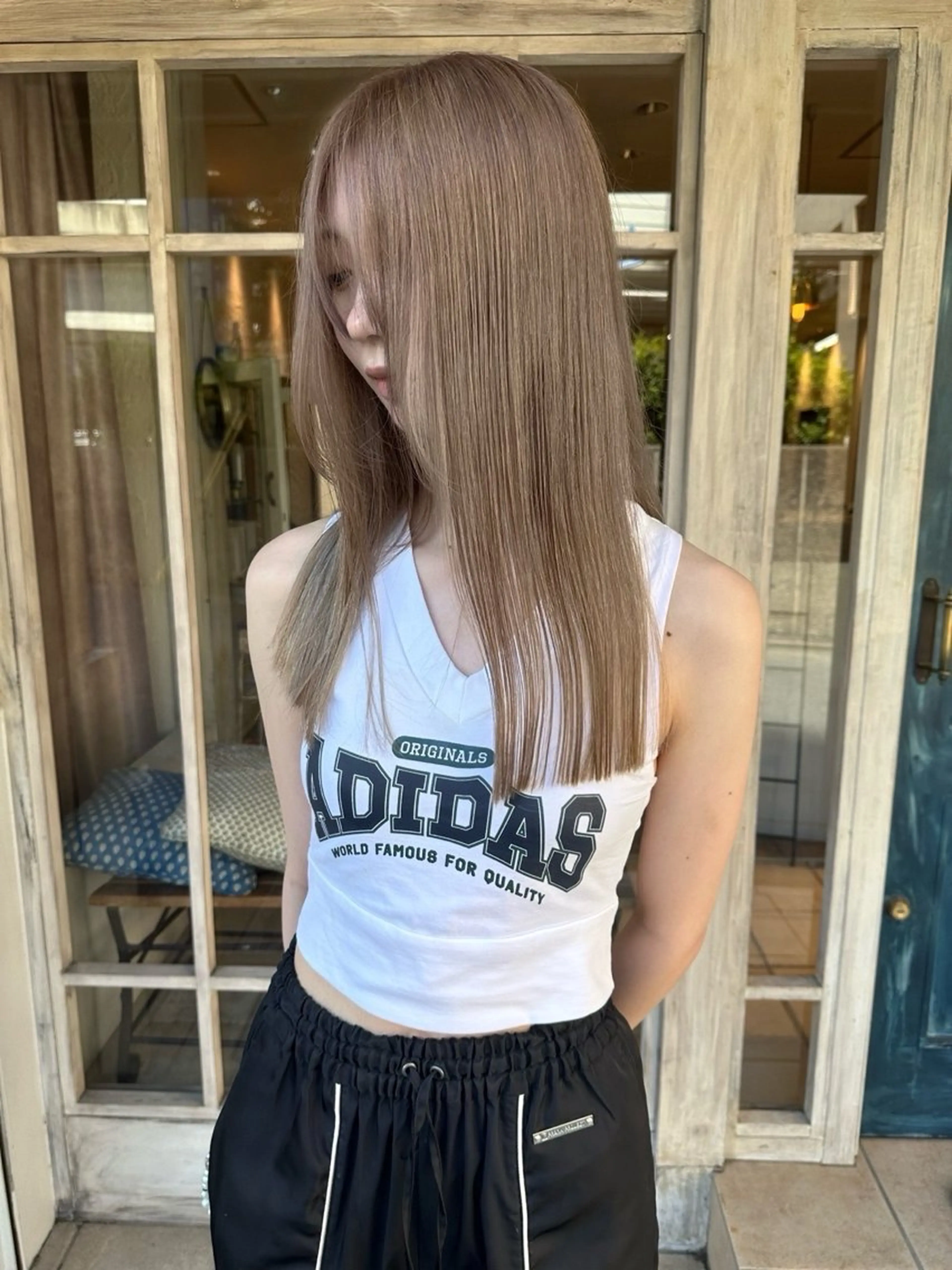 ロング カット ヘアカラー トリートメント ヘッドスパ Manaka🟤 Musiiik　今泉のヘアスタイル