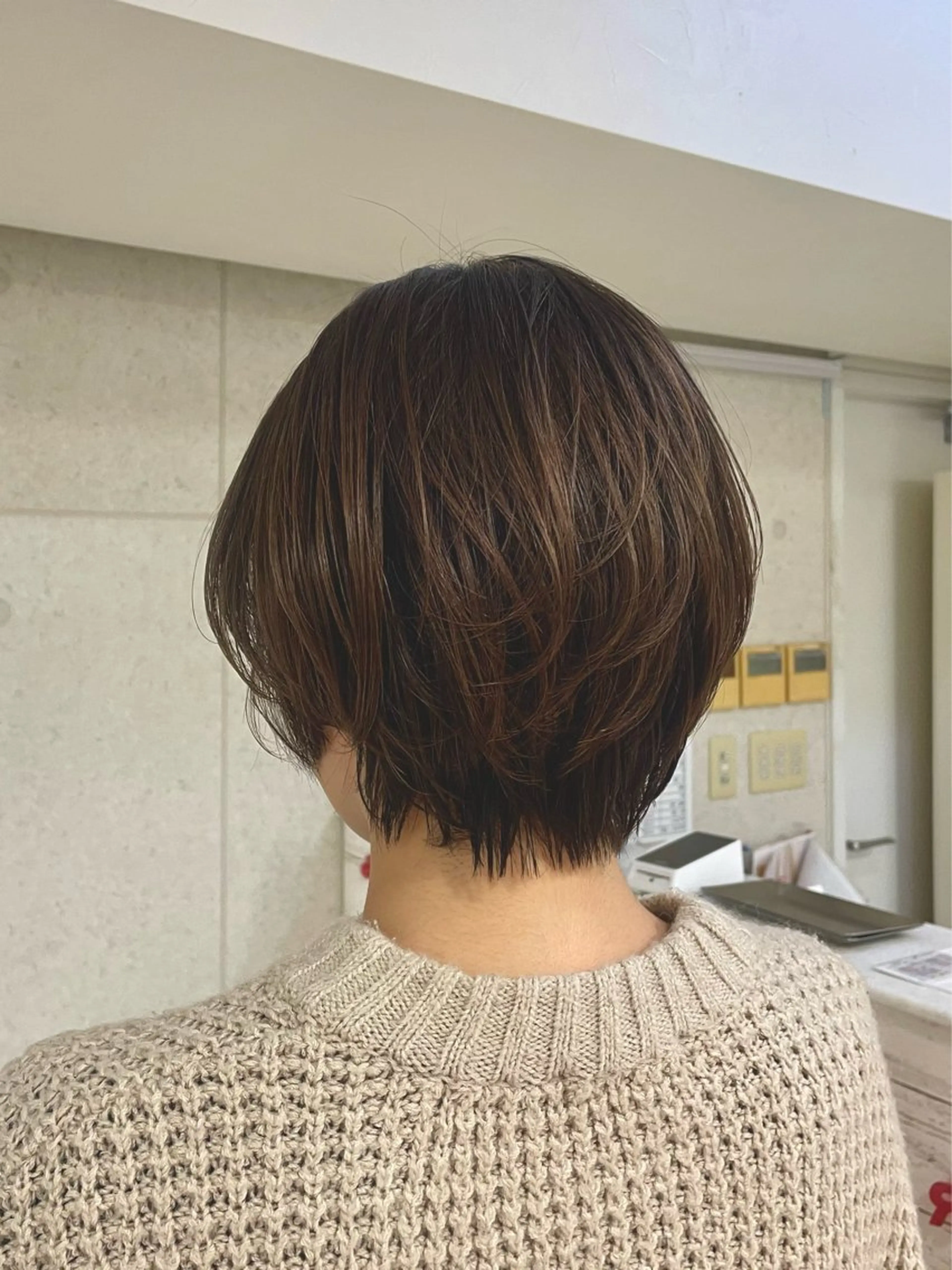 ミディアム カット 簡単スタイリングヘア 💫ﾖｺﾊｼのヘアスタイル