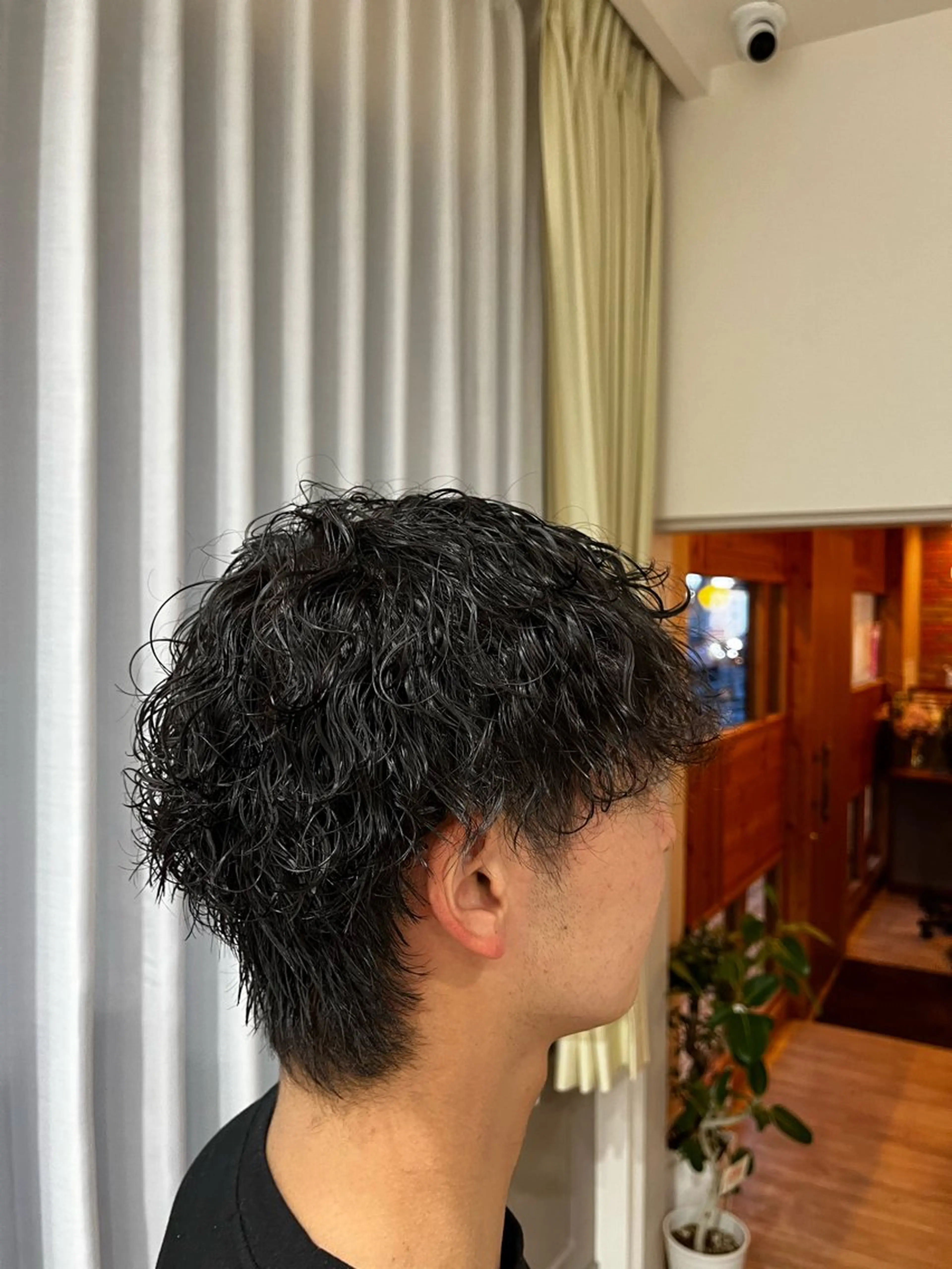 パーマ メンズ メンズパーマ 波巻きパーマ カット パーマ jammin.新塘 亮介のヘアスタイル