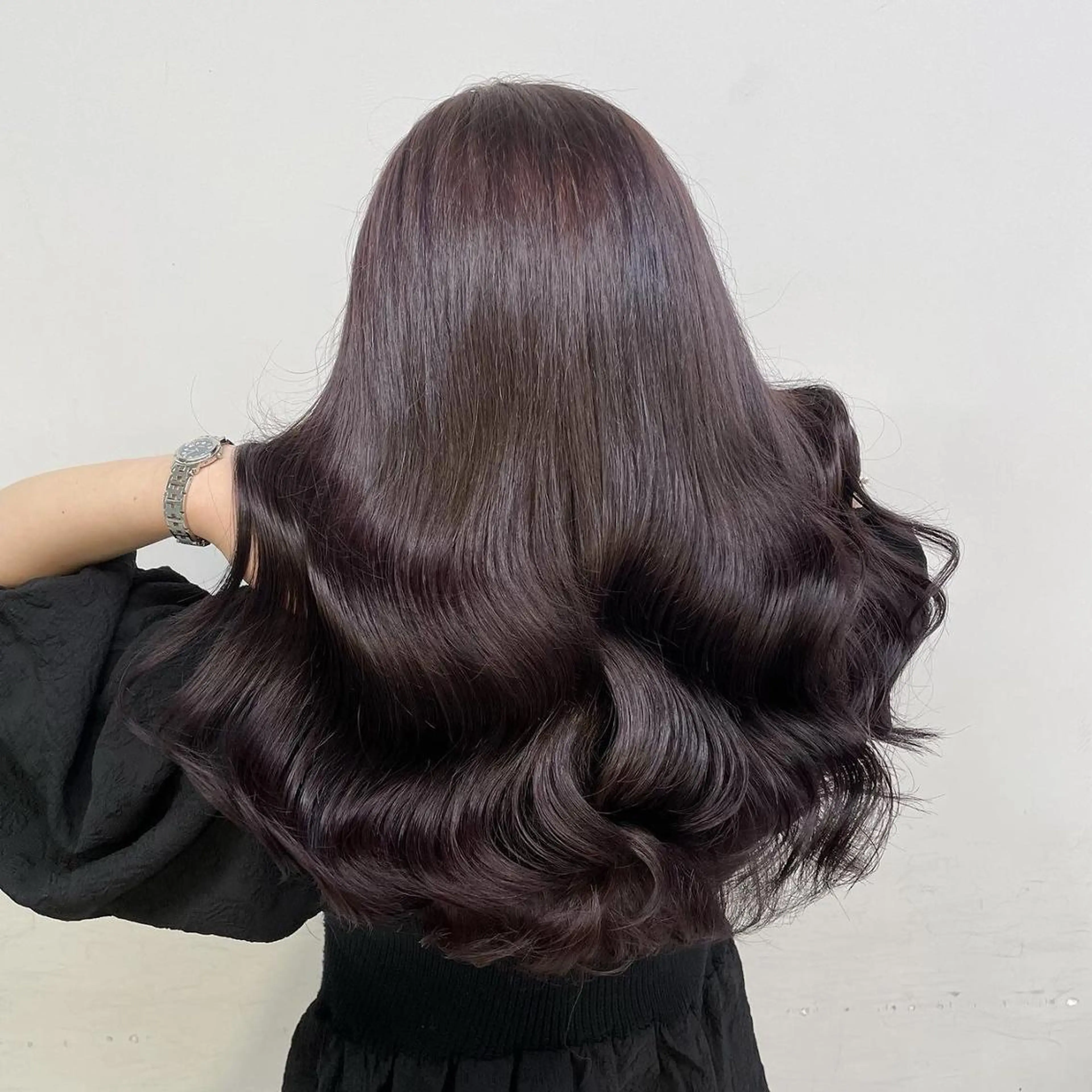 ロング カラー 盛れる暖色🎀ガーリ ーヘア🎀きっかのヘアスタイル