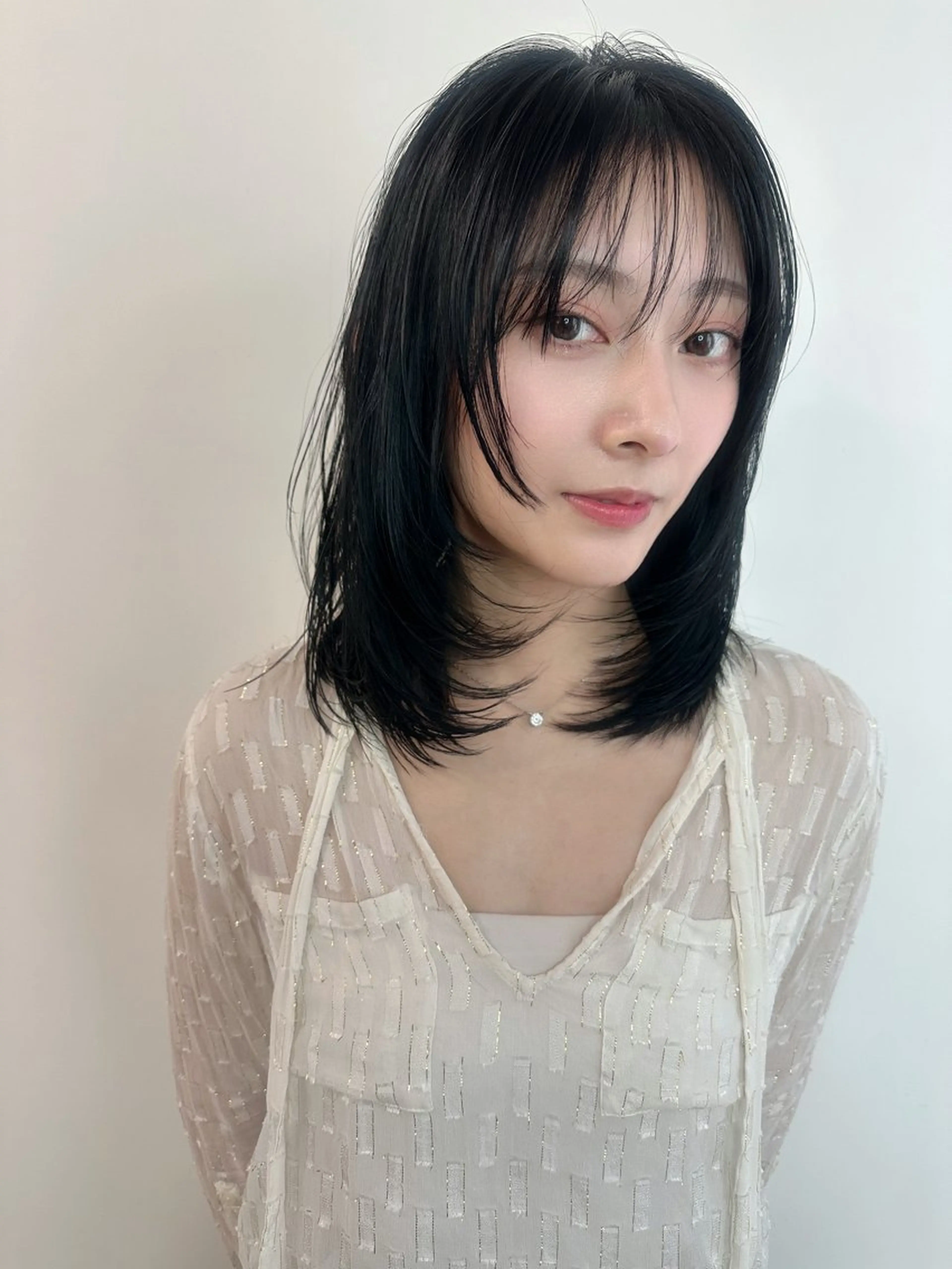 カラー ブリーチ ケアブリーチ 透明感カラー ダブルカラー ハイライトカラー カット ヘアカラー トリートメント 韓国風×透明感カラー 髪質改善オタベシンヤのヘアスタイル