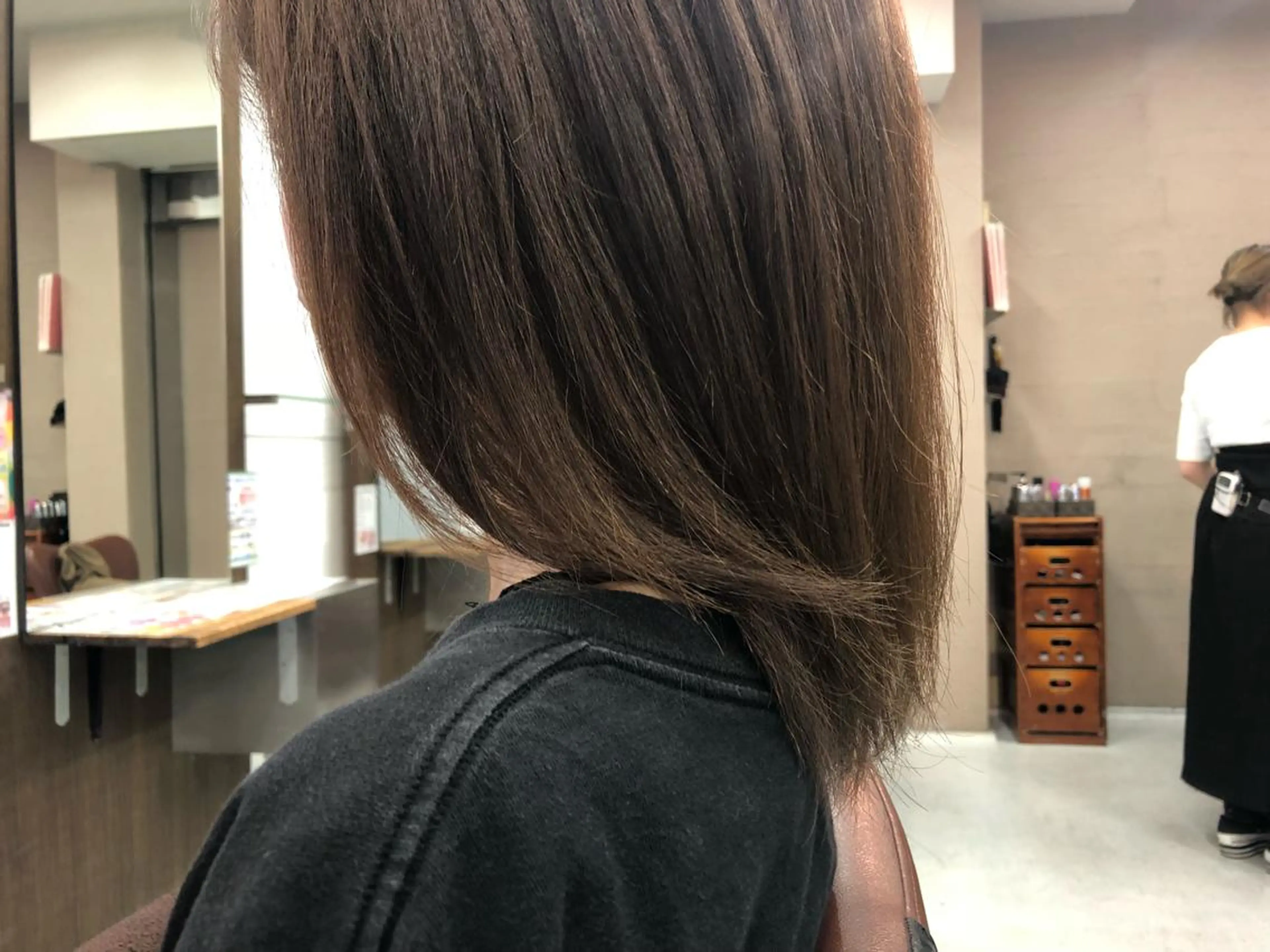 ミディアム カラー 韓国風デザイン 💐MIZUKI💐のヘアスタイル