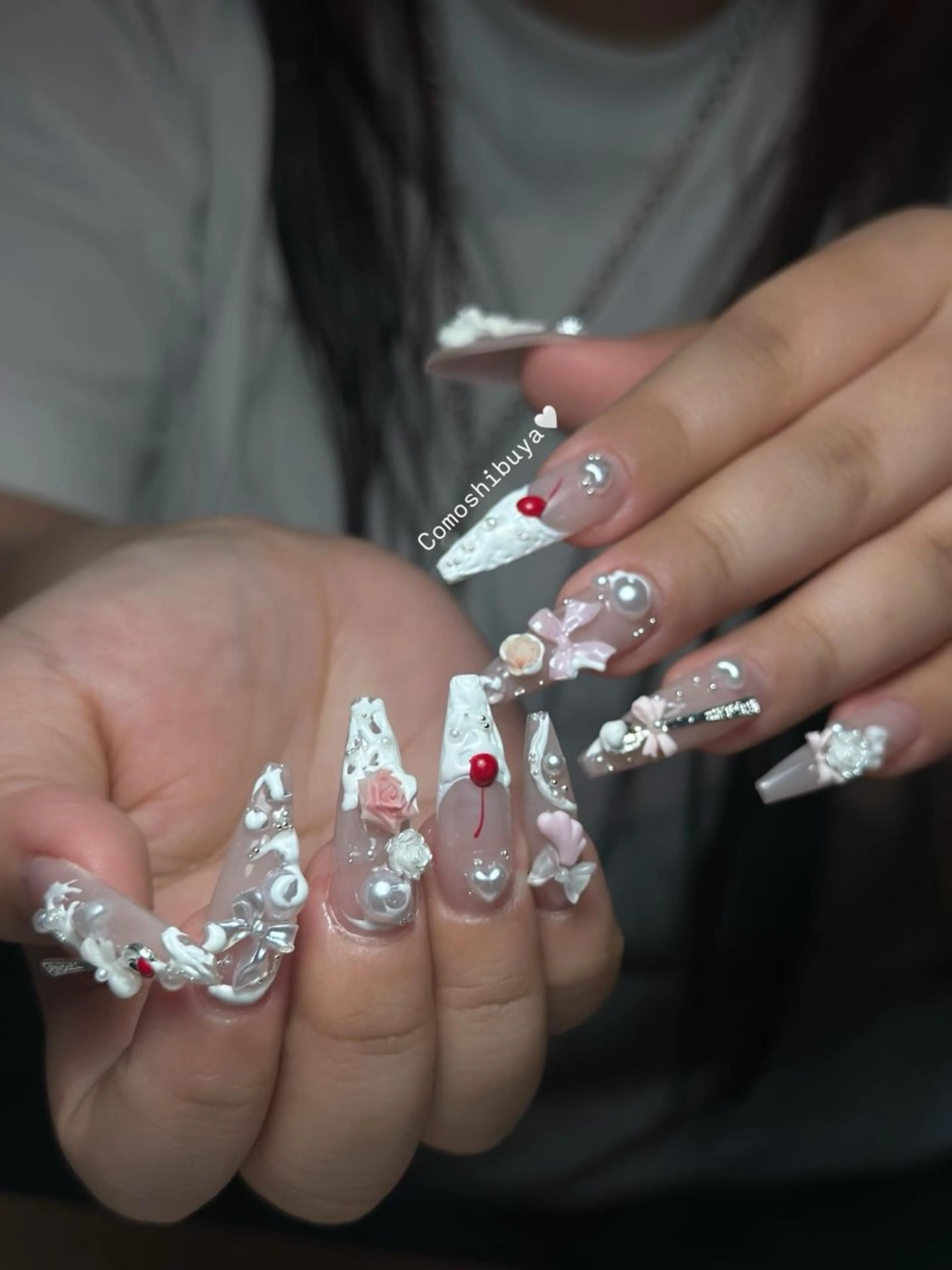 ネイル 韓国ネイル シンプルネイル ワンホンネイル ハンドネイル CoMo Nail Studio所属・CoMo Nailのネイルデザイン