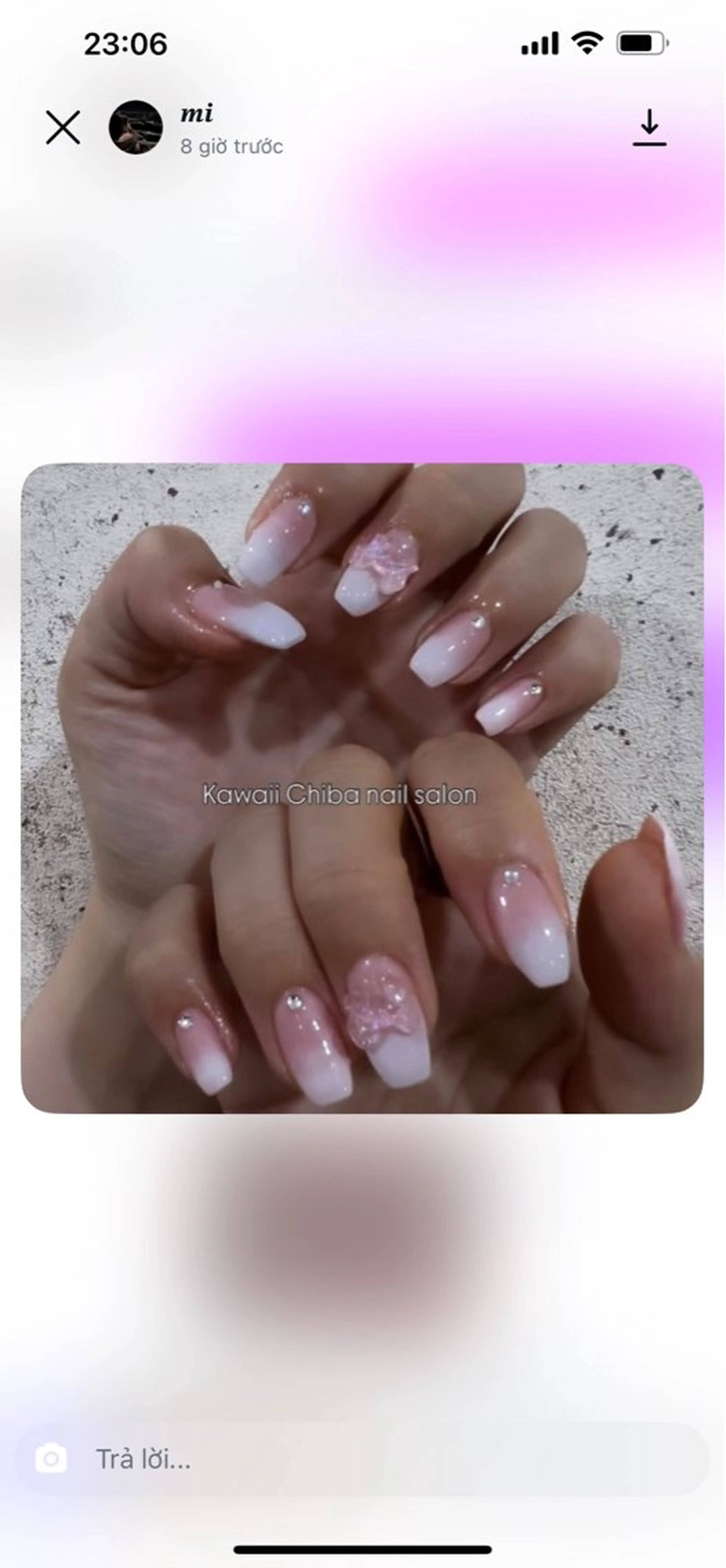 ネイル 韓国ネイル ワンホンネイル Kawaii _Nailのネイルデザイン