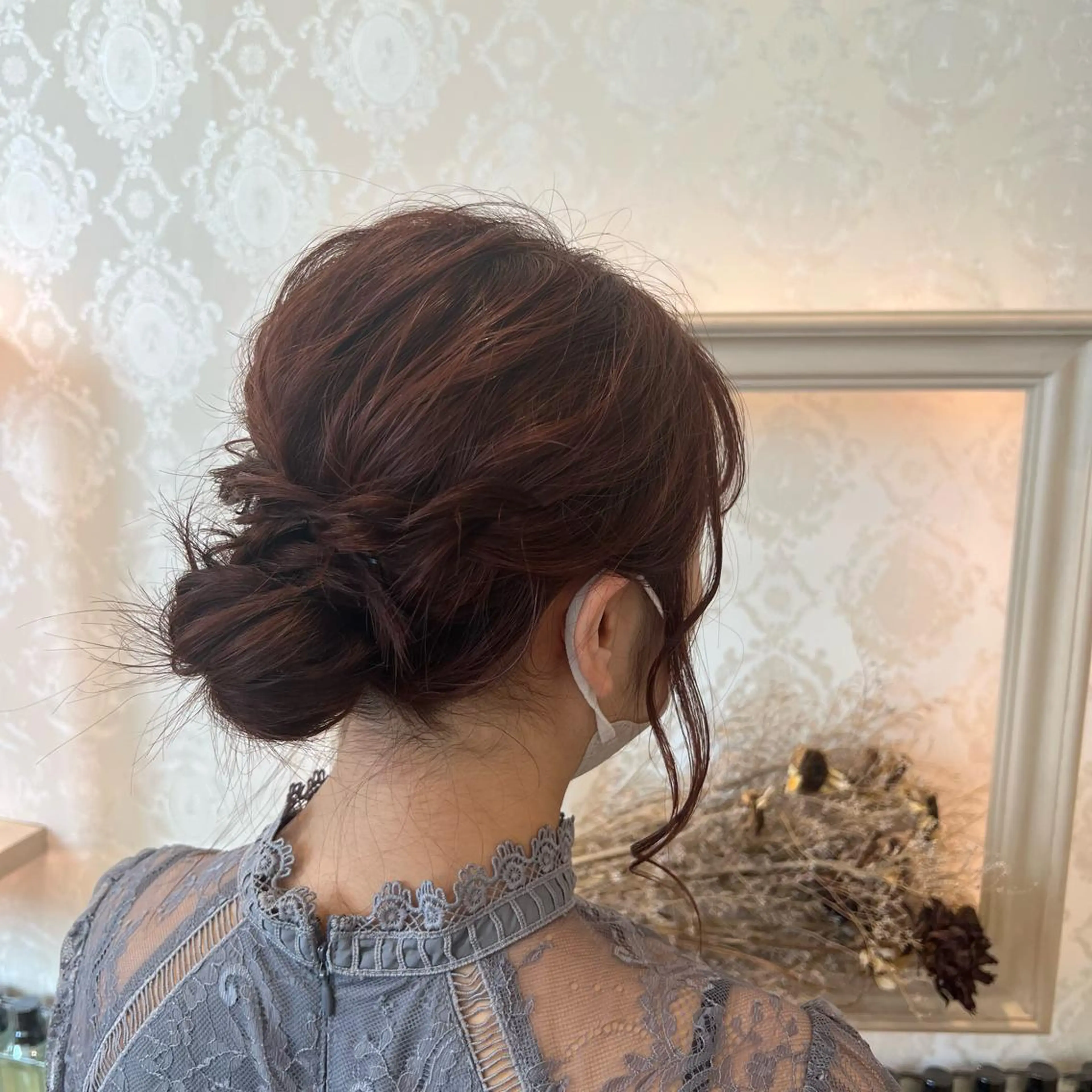 ヘアアレンジ ヘアセット SALOWIN川崎WEST店所属・🌷川崎/アレンジ/ 暖色ボブ/コトネ🌷のヘアスタイル