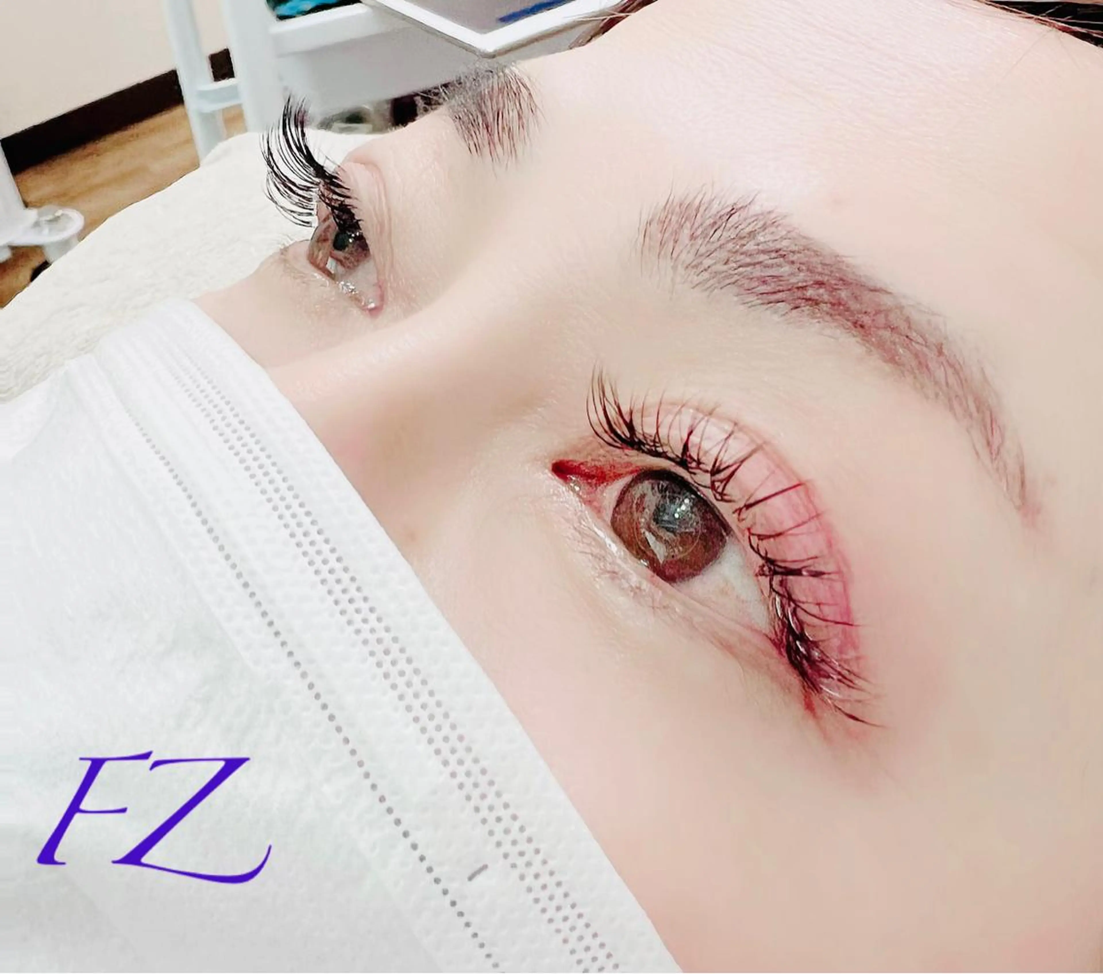 マツエク・マツパ ケラチンラッシュリフト バインドロック 束感まつ毛 Cカール キュート マツエク eyelash presh yukaのマツエク・マツパデザイン