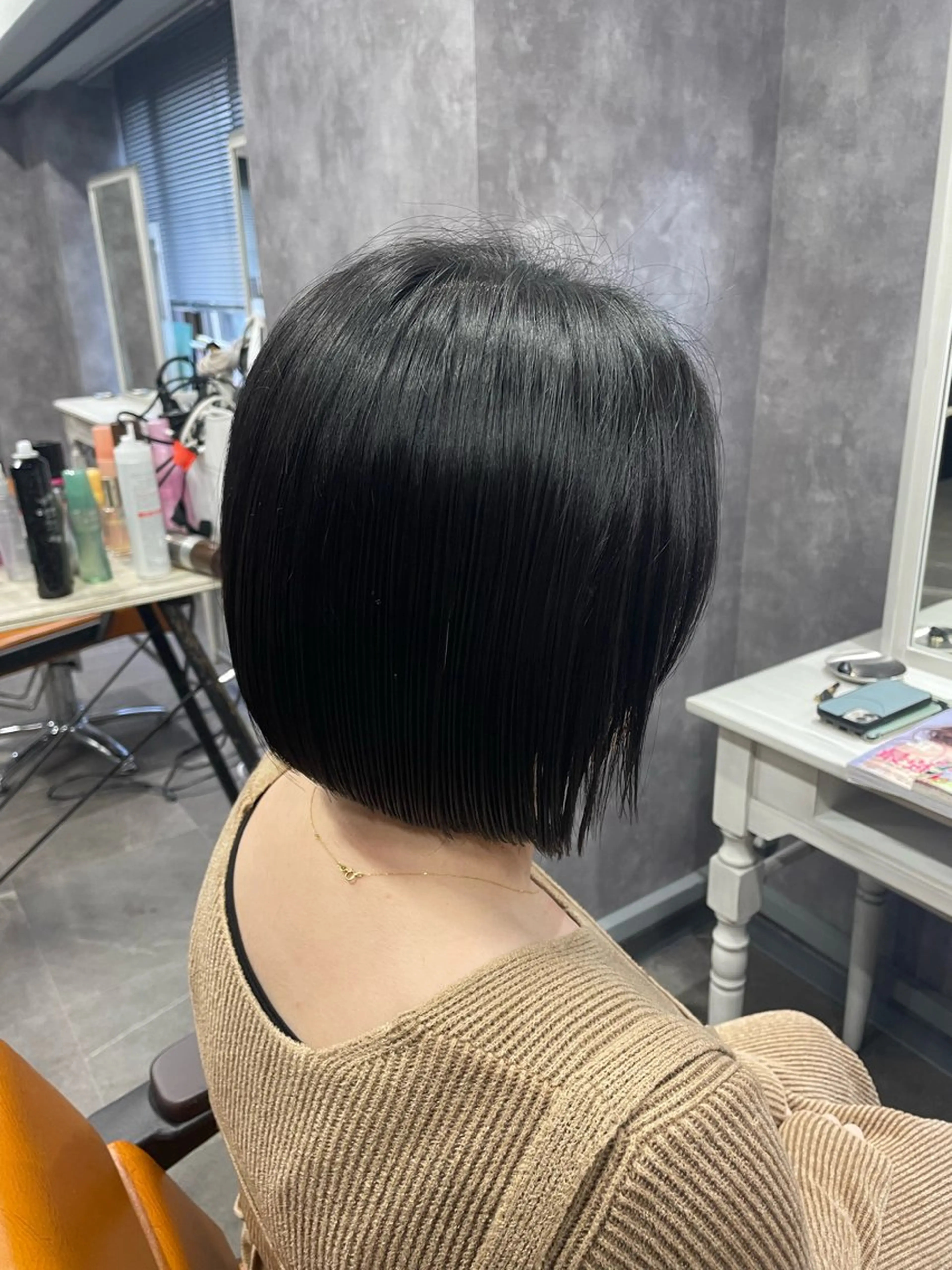 ショート カラー ボブ nanac所属・NINA 🐥⸒⸒のヘアスタイル