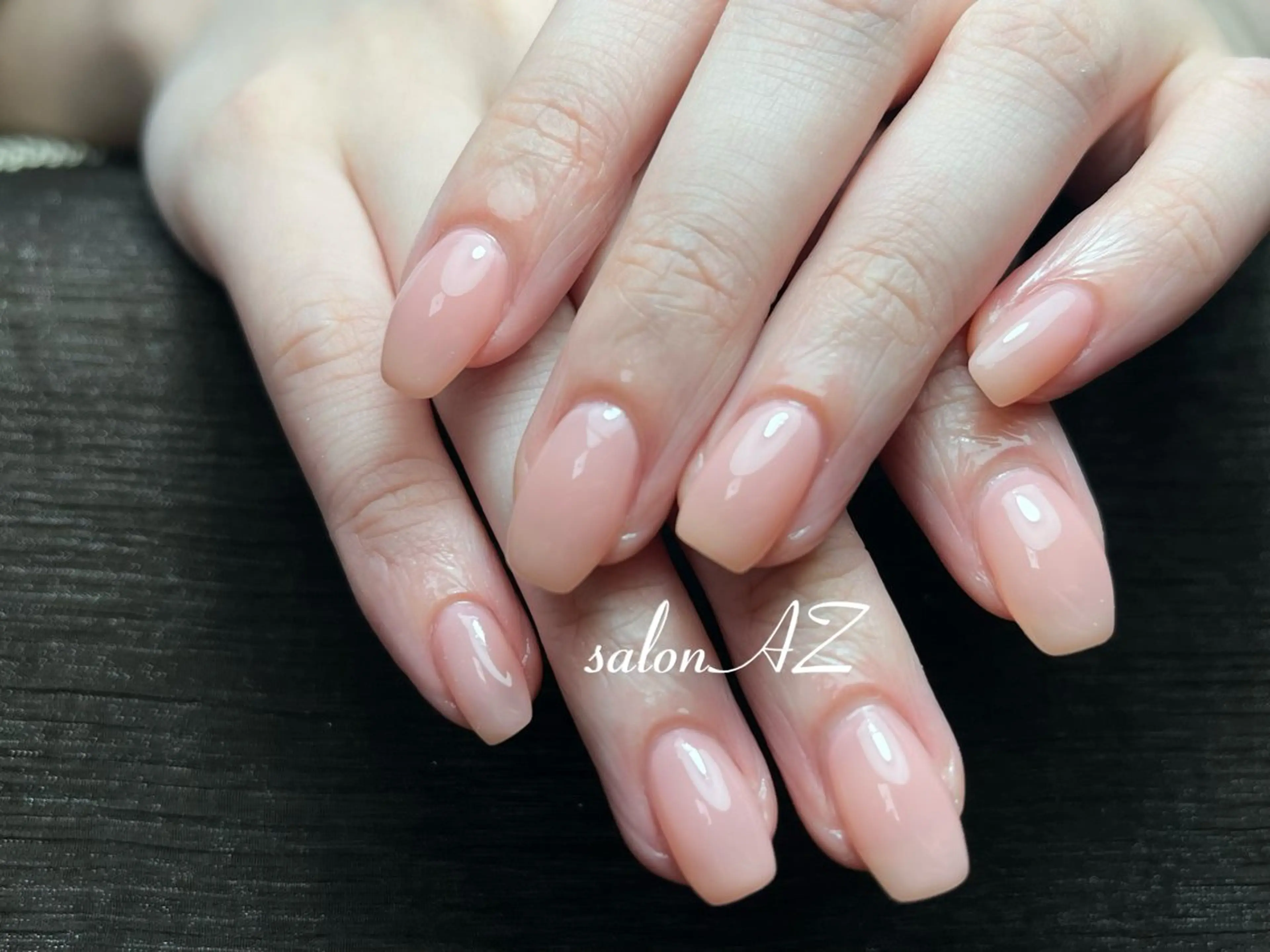 ネイル 桜ネイル 長さ出し フットネイル フレンチネイル ジェルネイル salon AZのネイルデザイン