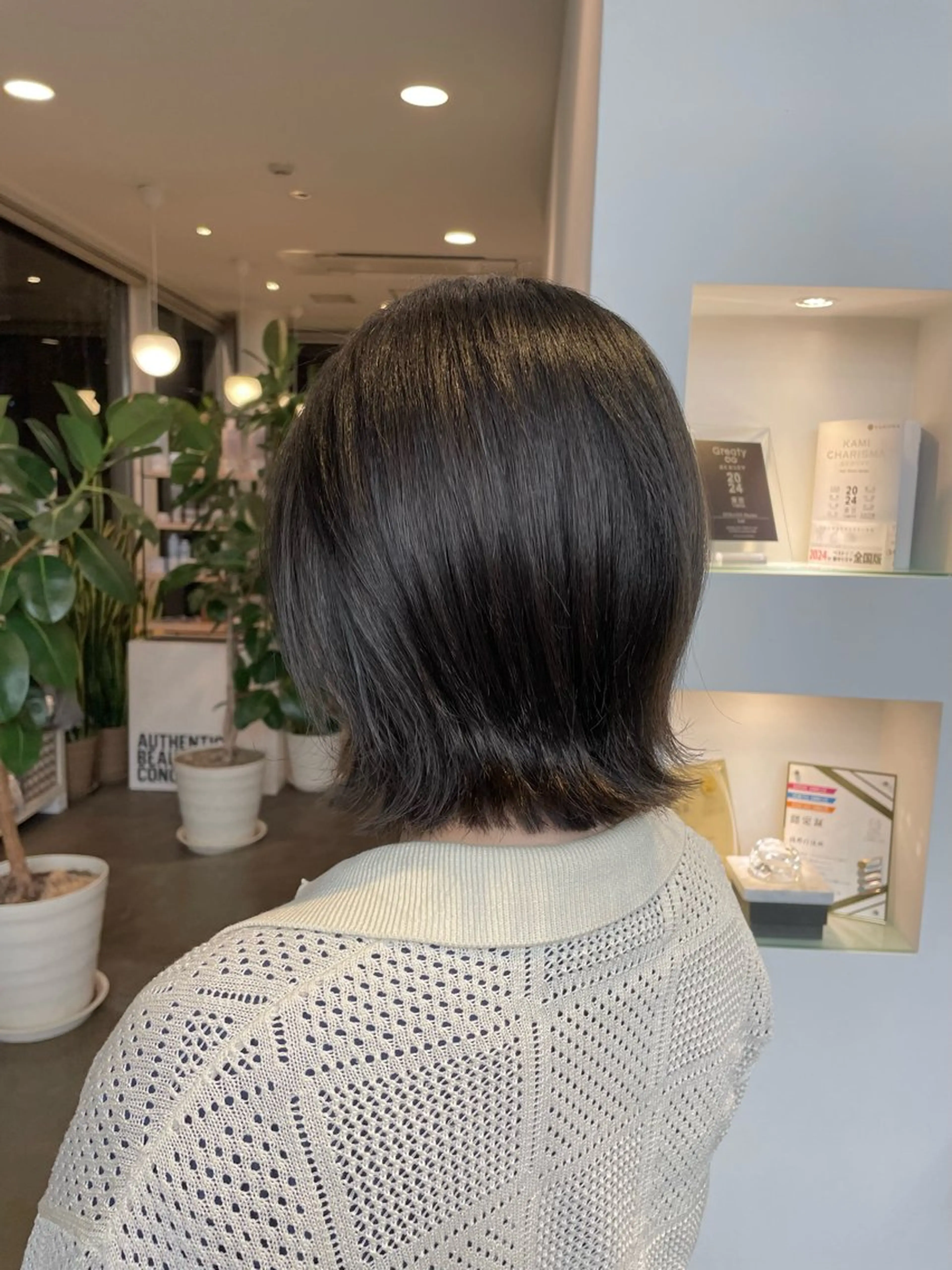 ショート 🍑まき/カット /髪質改善カラー🍑のヘアスタイル