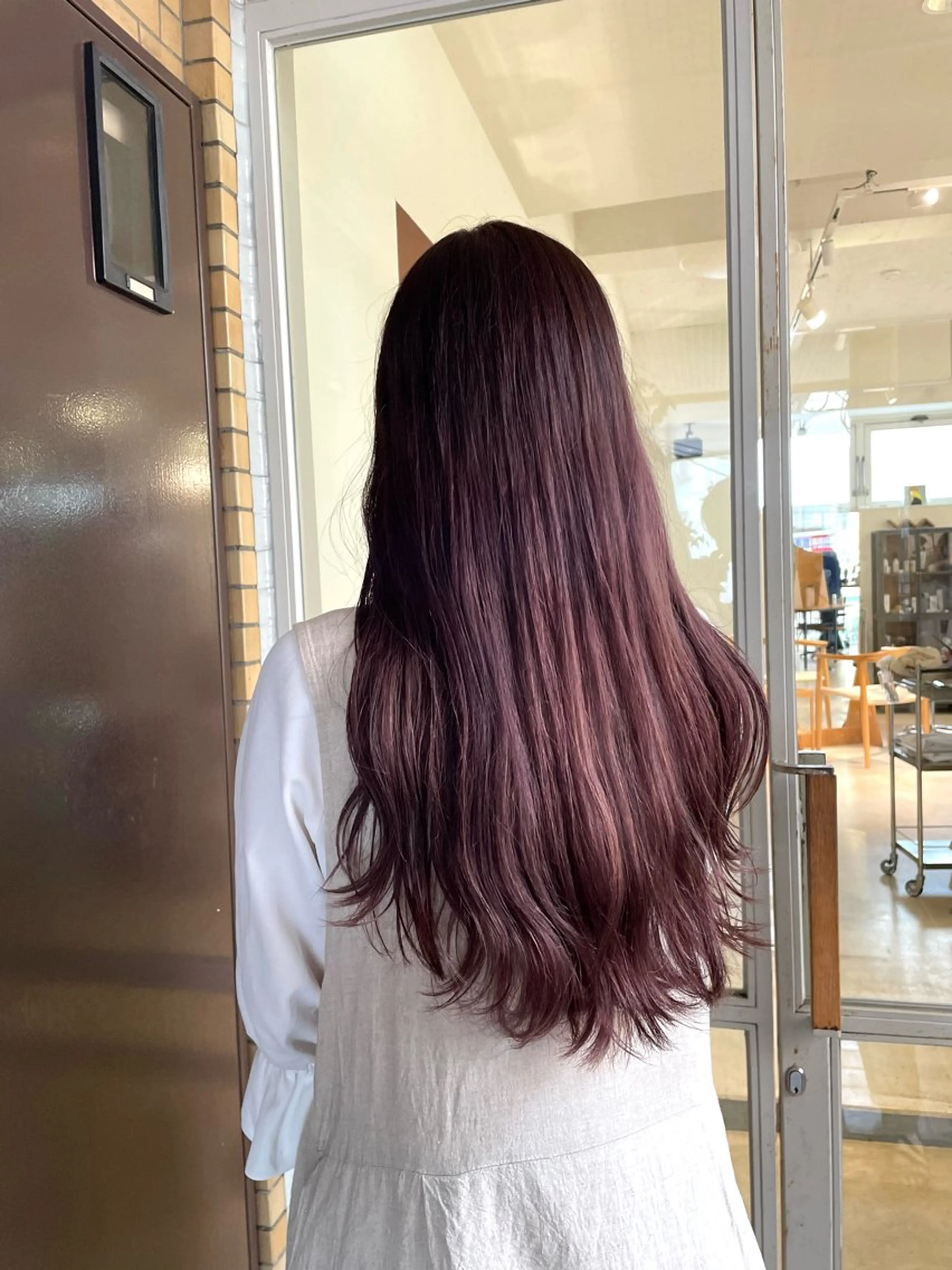 ロング カラー ラベンダーカラー パープルカラー ヘアカラー yuna / tsunaguのヘアスタイル
