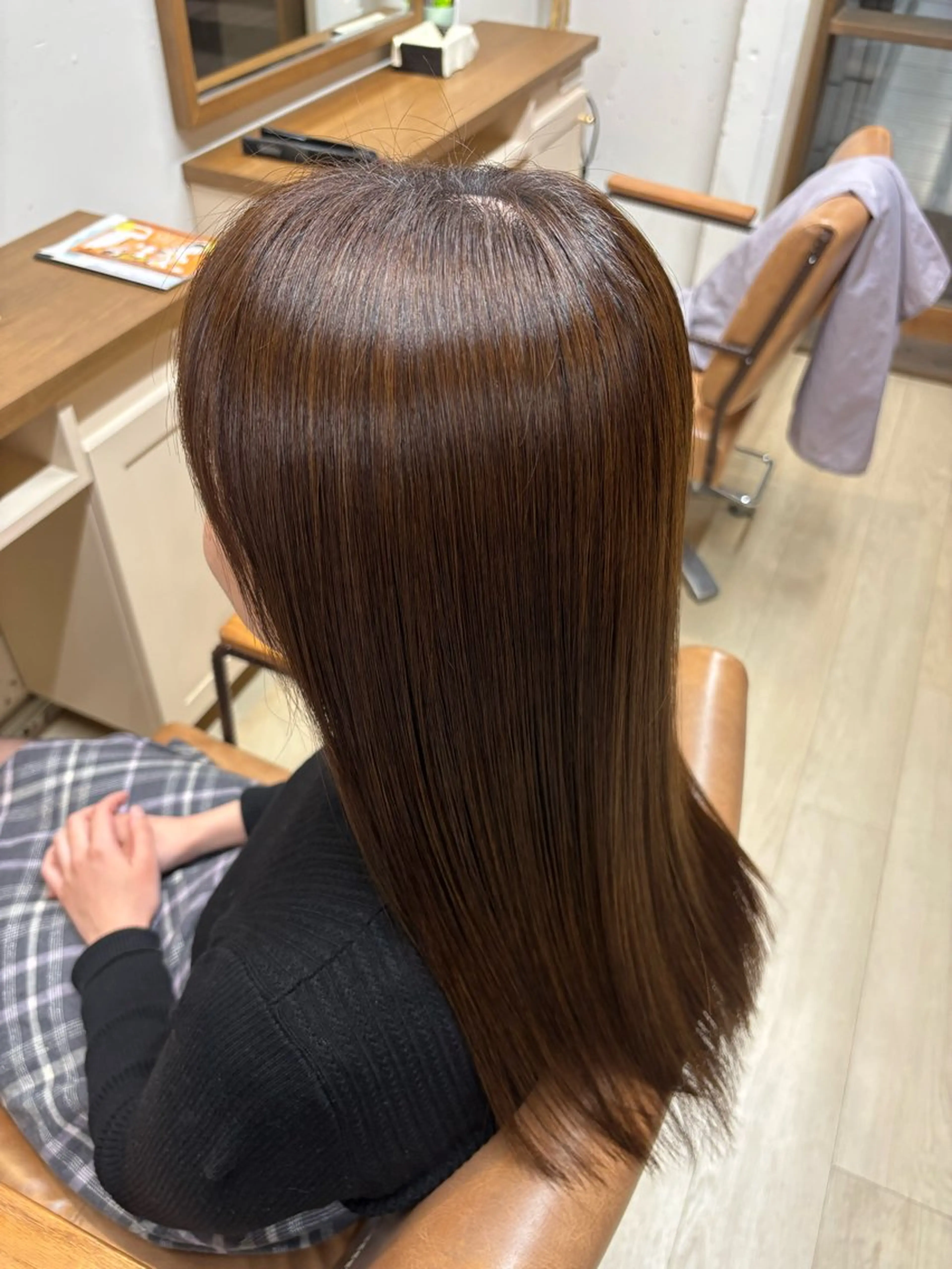 カラー ベージュカラー Lilas by conche所属・たけの るかのヘアスタイル