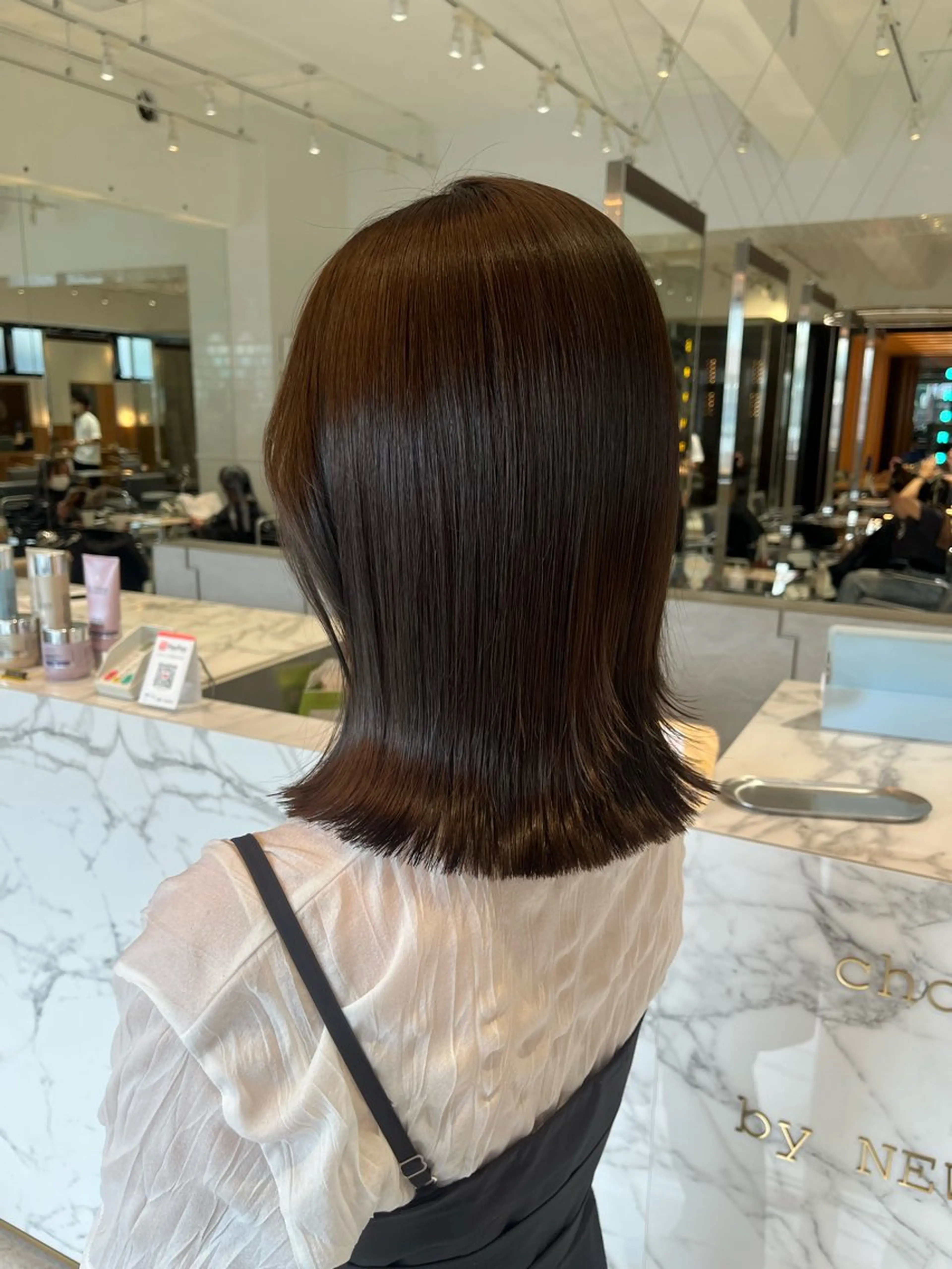 ショート ボブ カット ヘアカラー haruna .のヘアスタイル