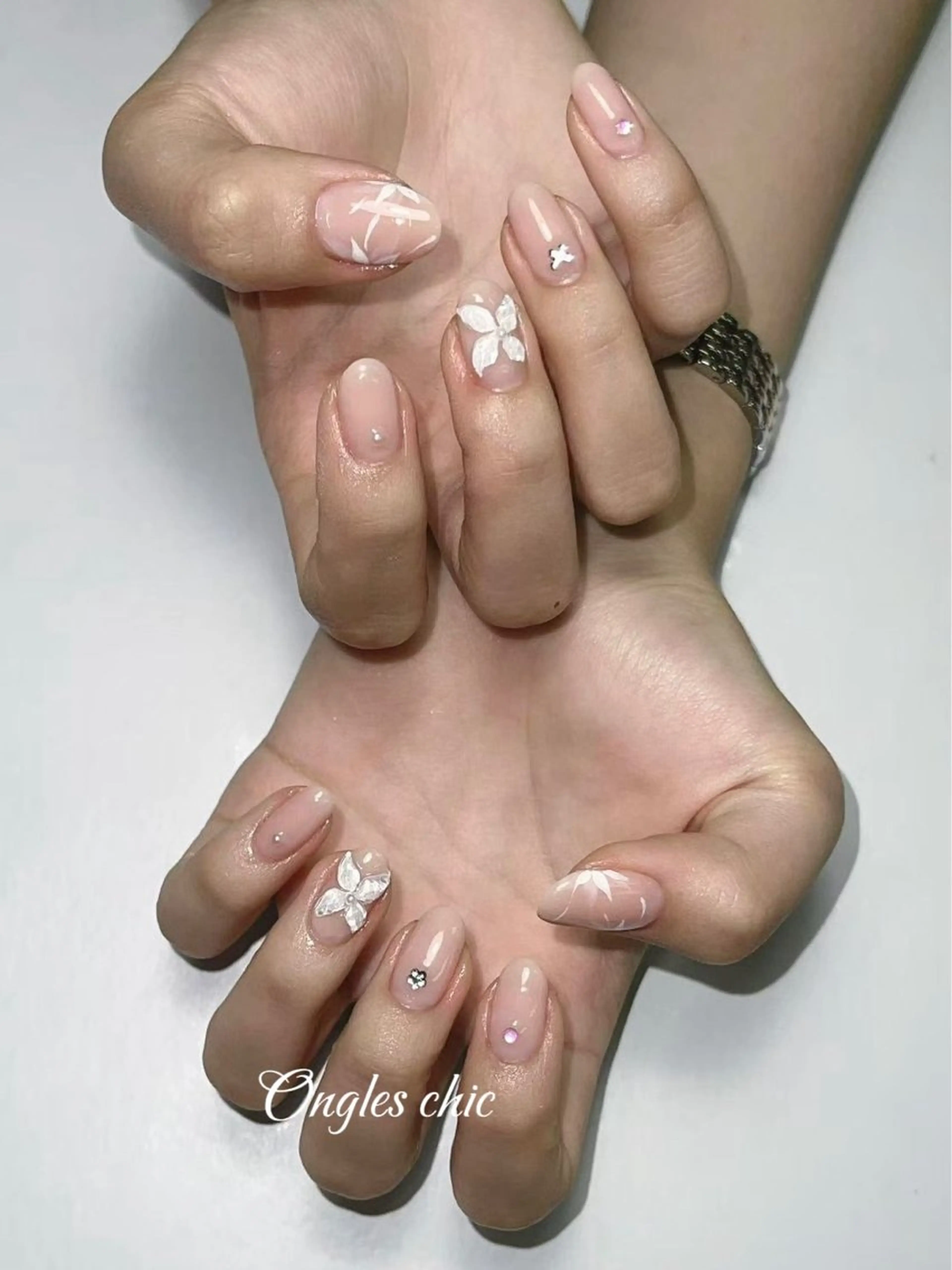 ネイル ハンドネイル ハンドケア ongles chicのネイルデザイン