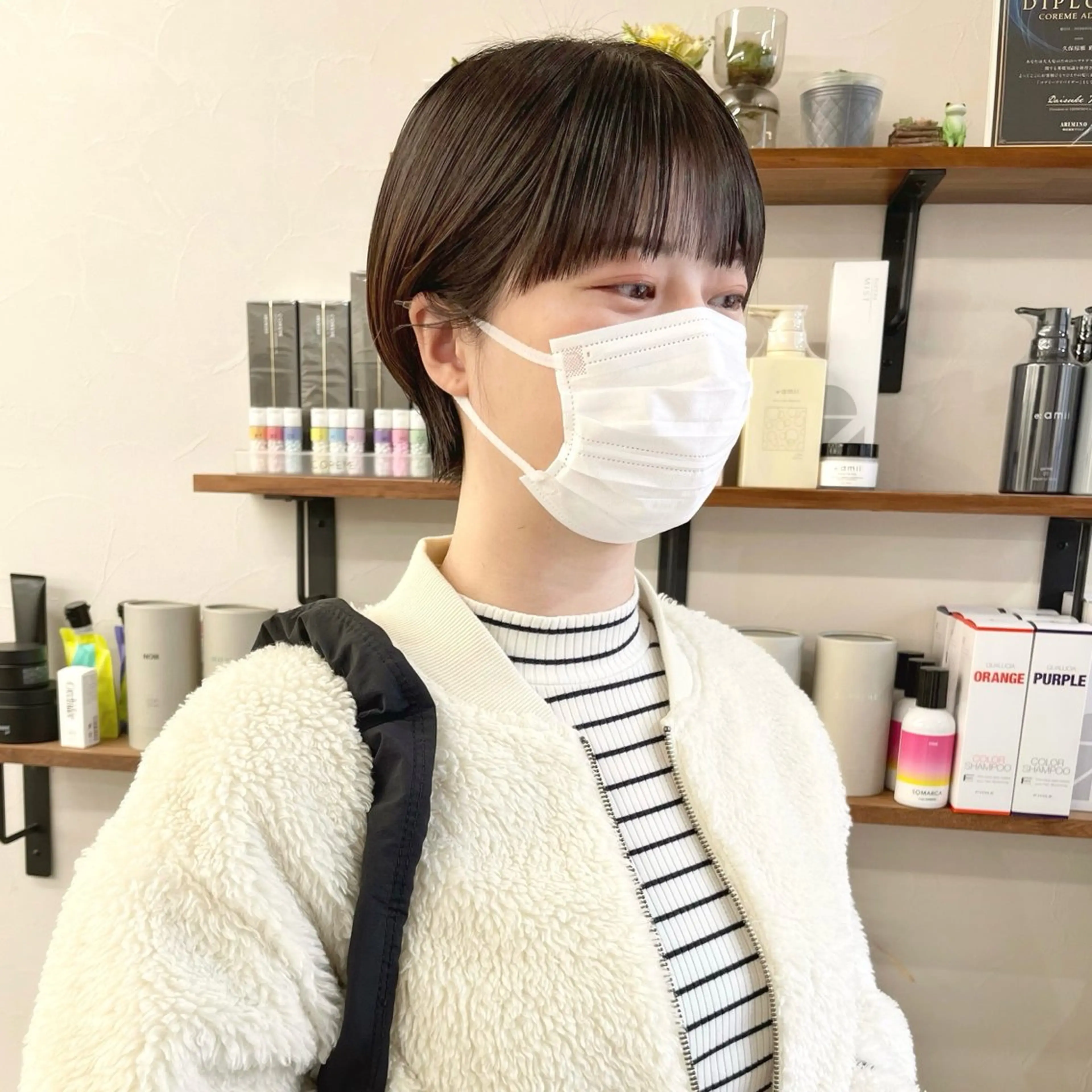 ショート 丸みショート ボブ 髪質改善 レイヤーカット 似合わせカット カット トリートメント 朝がちょっと楽しくな るshort･bobのヘアスタイル