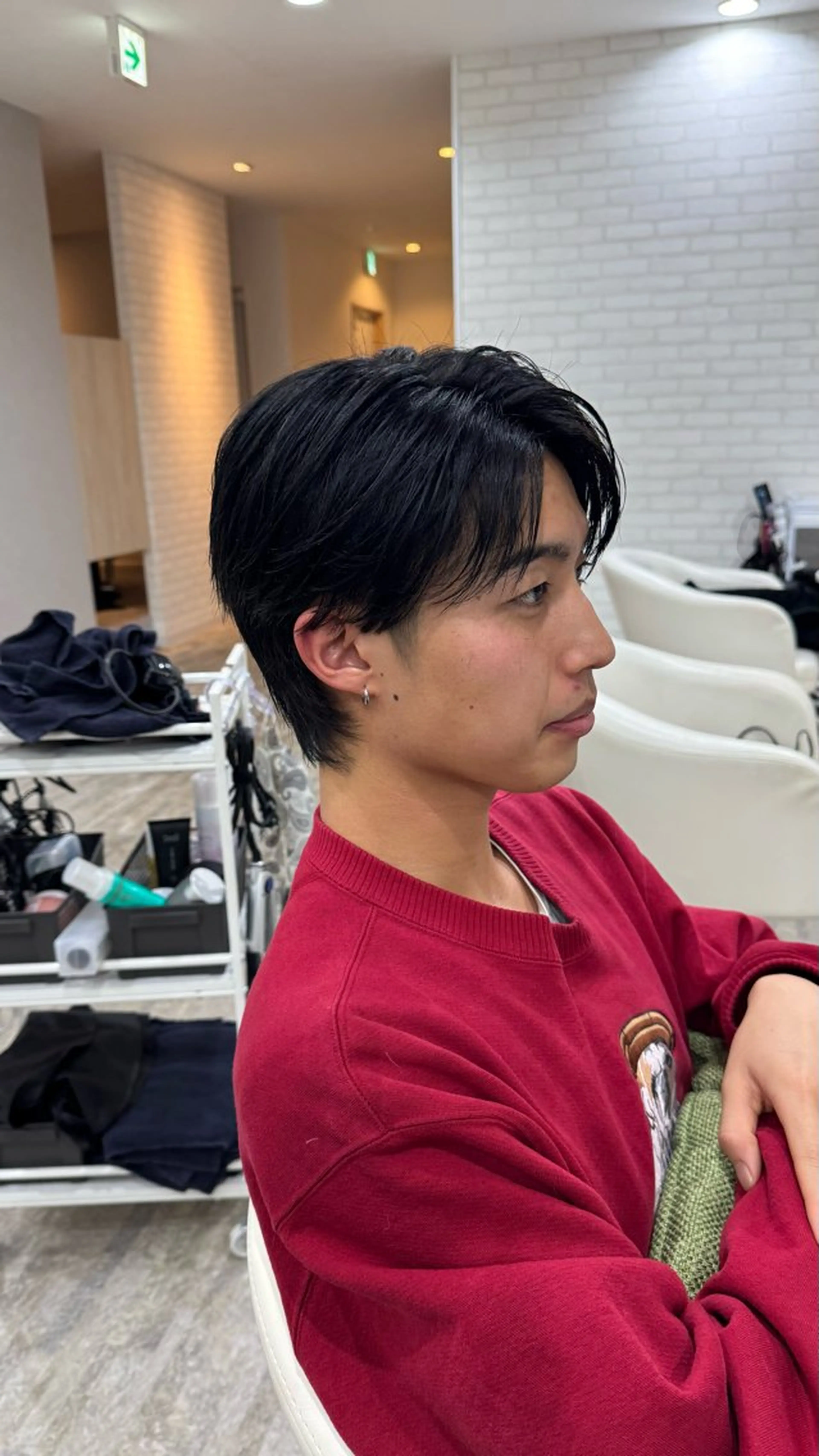 ショート メンズ メンズ韓国風 韓国風ヘア カット Real me　京都 四条烏丸ドゥエ店所属・タナカ｜ 京都美容師のヘアスタイル