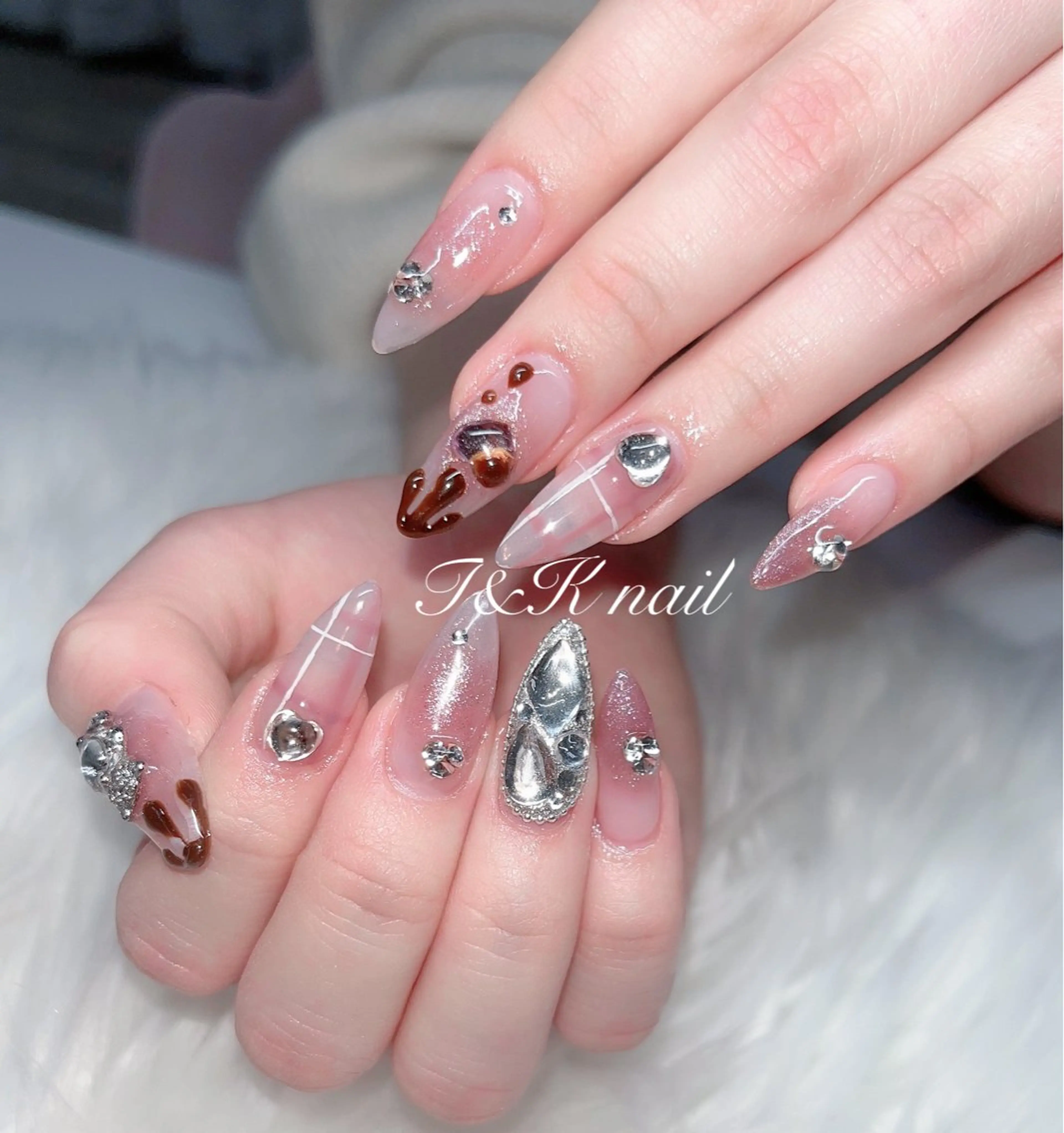 ネイル ハンドネイル ༺༒T&K nail ༒༻のネイルデザイン