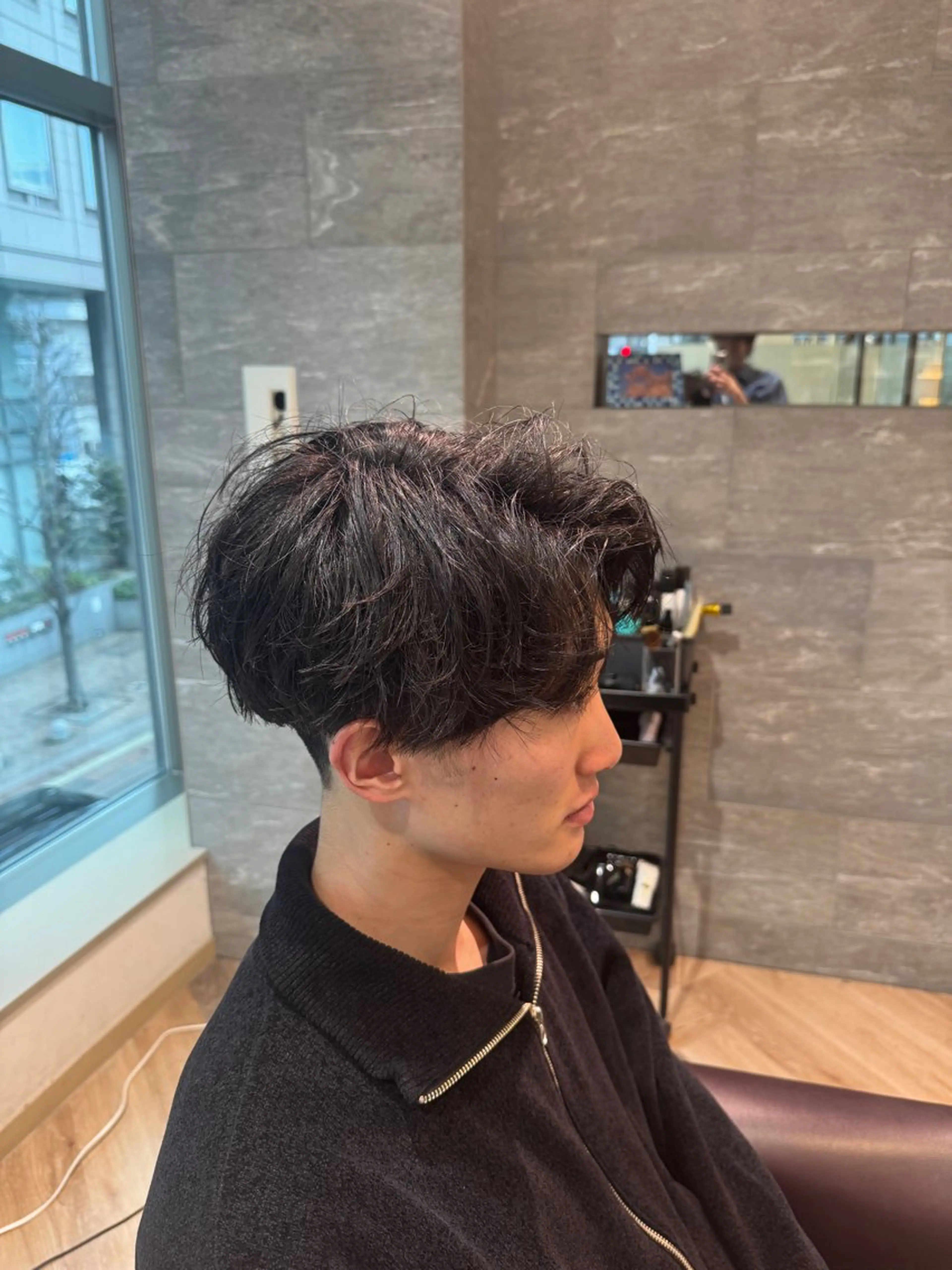 ショート メンズ メンズ特化/ センターパート/八谷のヘアスタイル