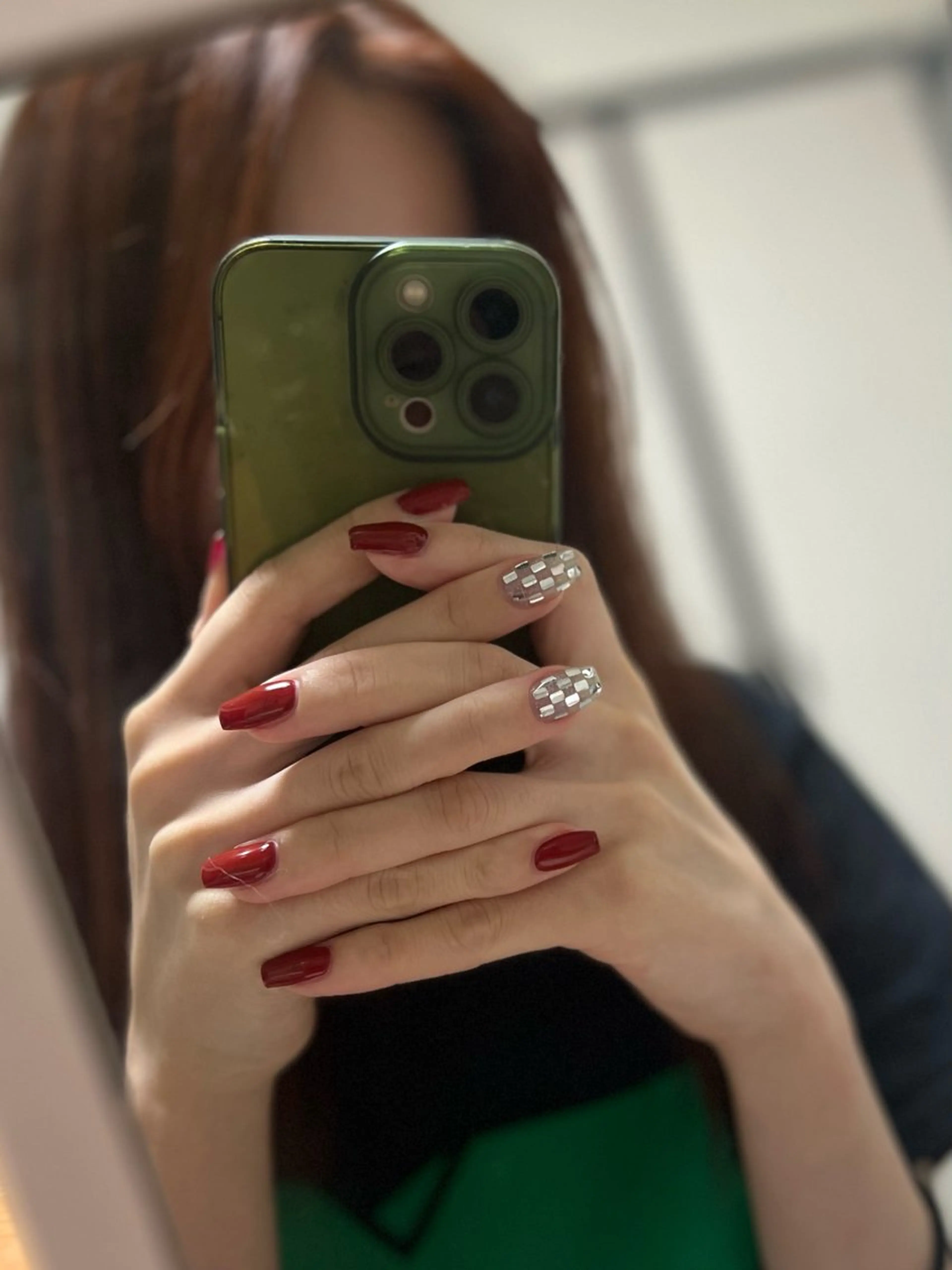ネイル ホログラムネイル ワンカラーネイル スクエアネイル ハンドネイル Nail Salon&School REPLENDA所属・REPLENDA/ azusa(石井梓)のネイルデザイン