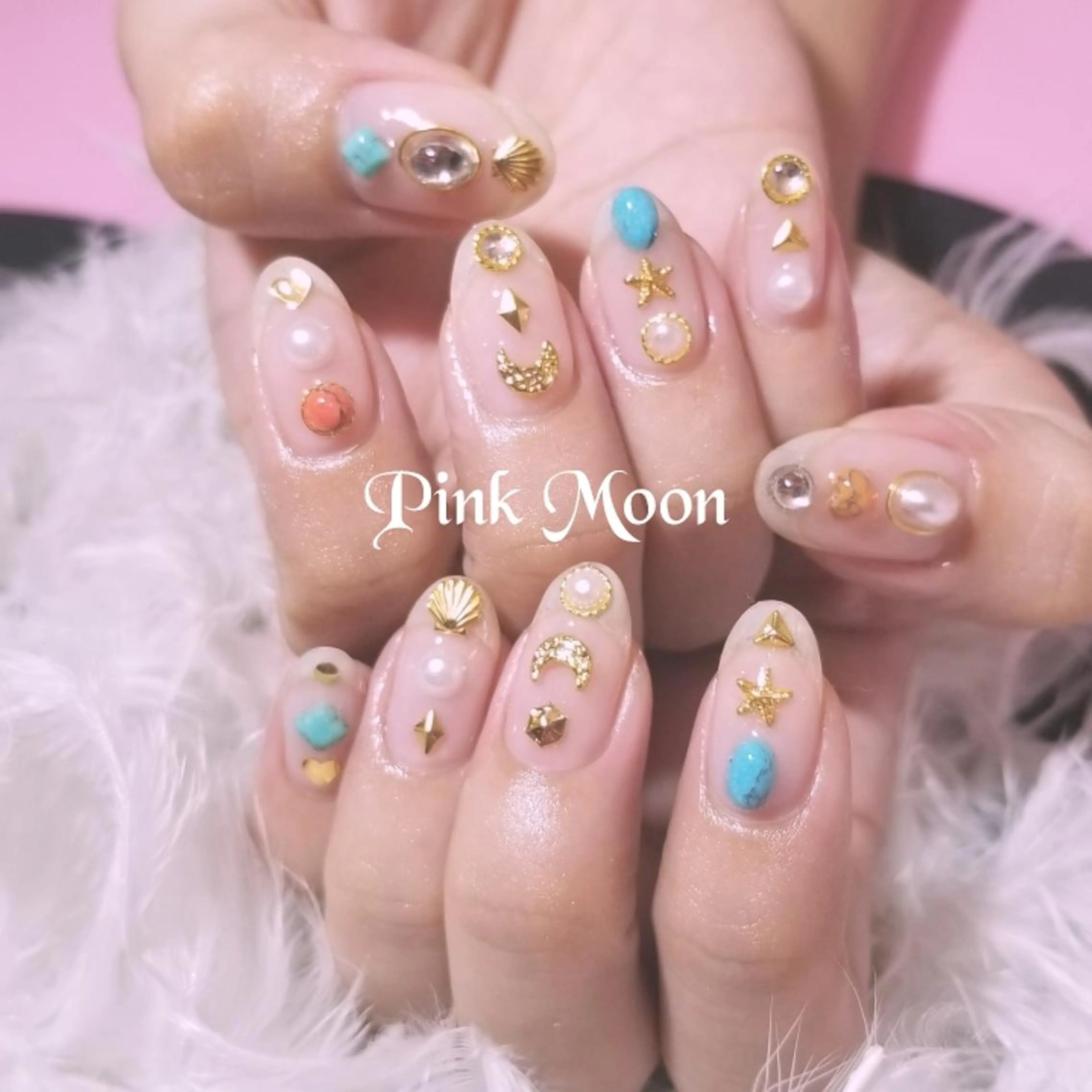 ネイル その他(ネイル) PinkMoon Nozomiのネイルデザイン