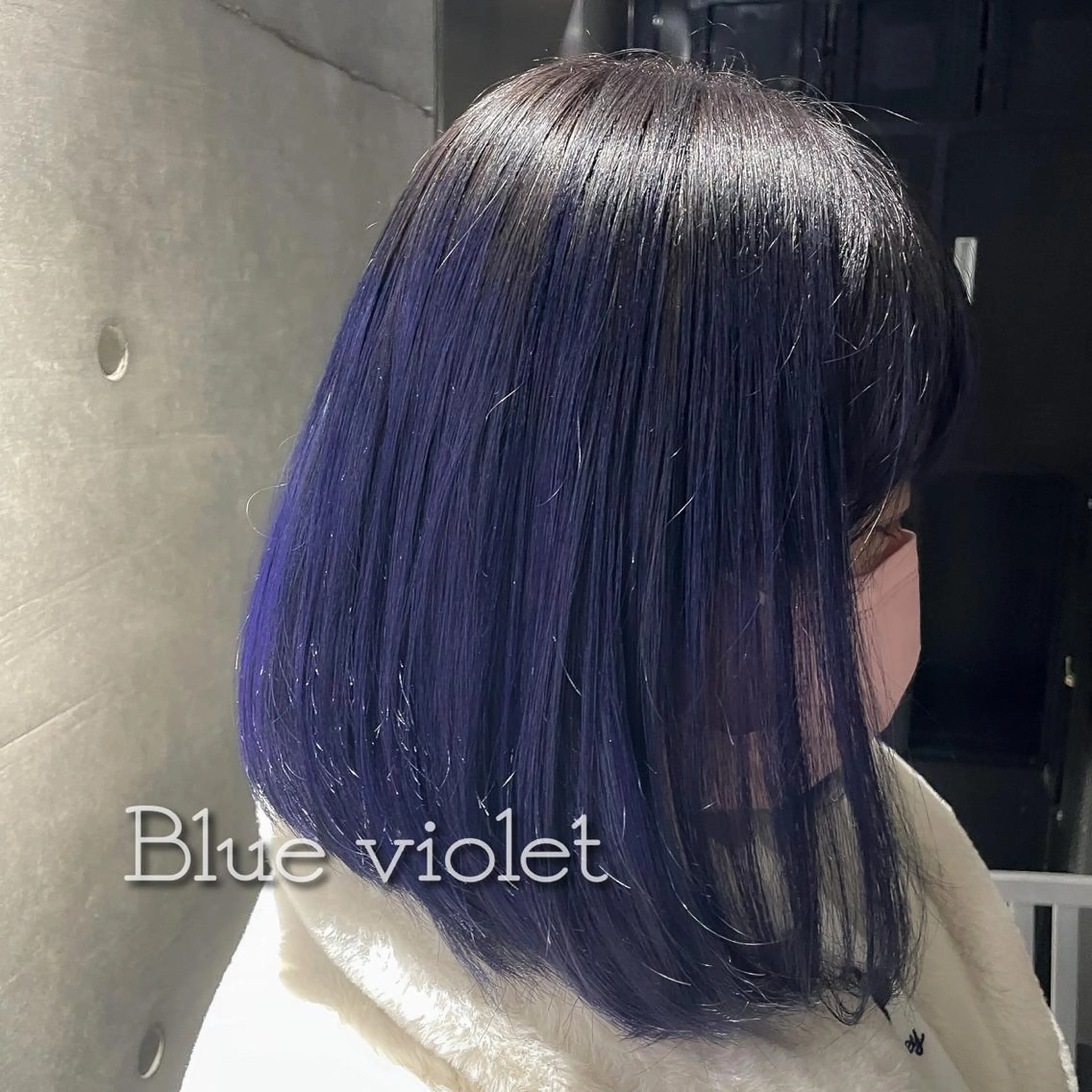 ショート カラー ブリーチ ブルーカラー ケアブリーチ ケアカラー ダブルカラー 💗Rosy Eye 💗なずなのマツエク・マツパデザイン