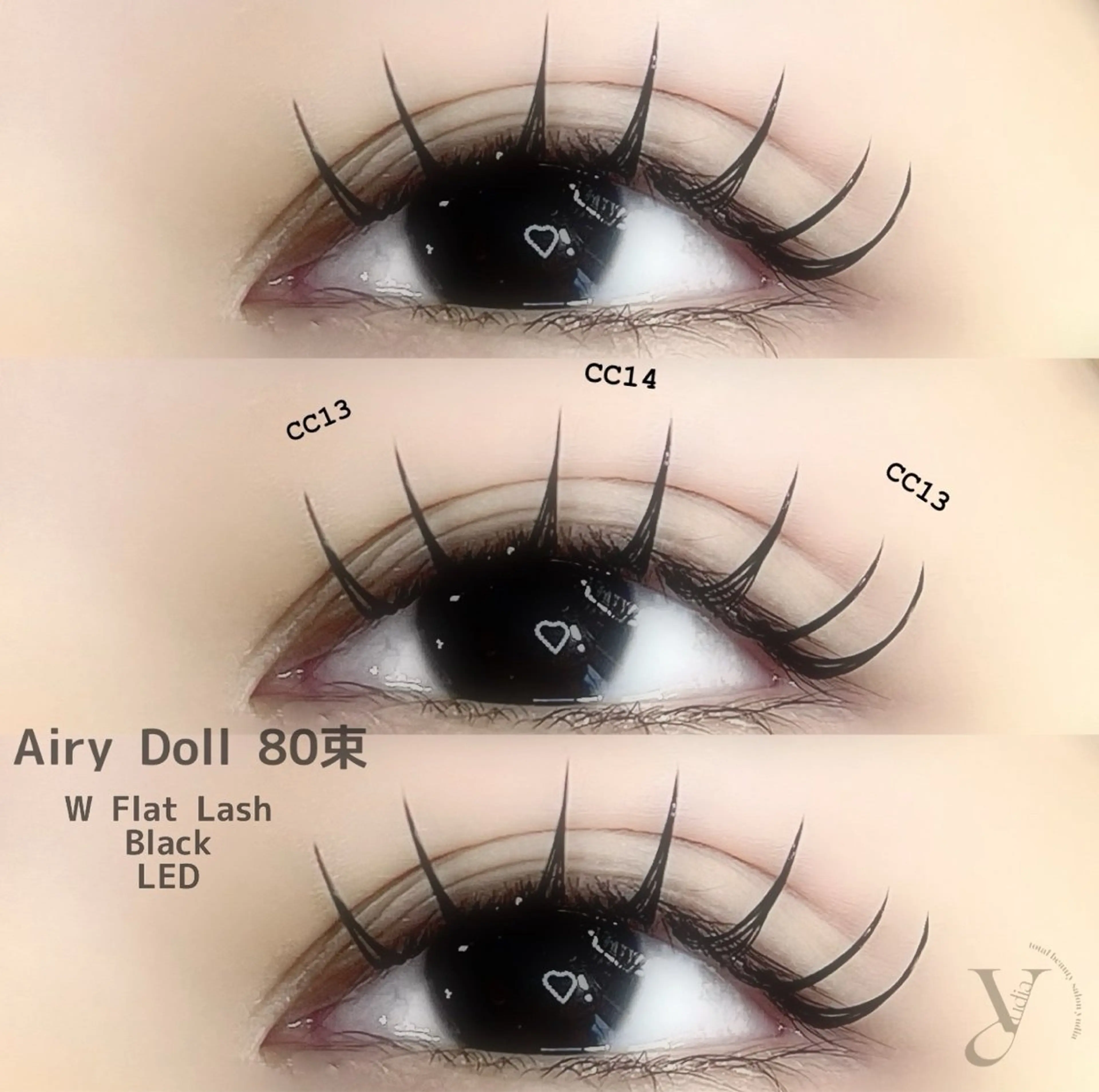 マツエク・マツパ フラットラッシュ マツエク 𝐧𝐞𝐨𝐧新宿 ❤️𝐀𝐲𝐚のマツエク・マツパデザイン