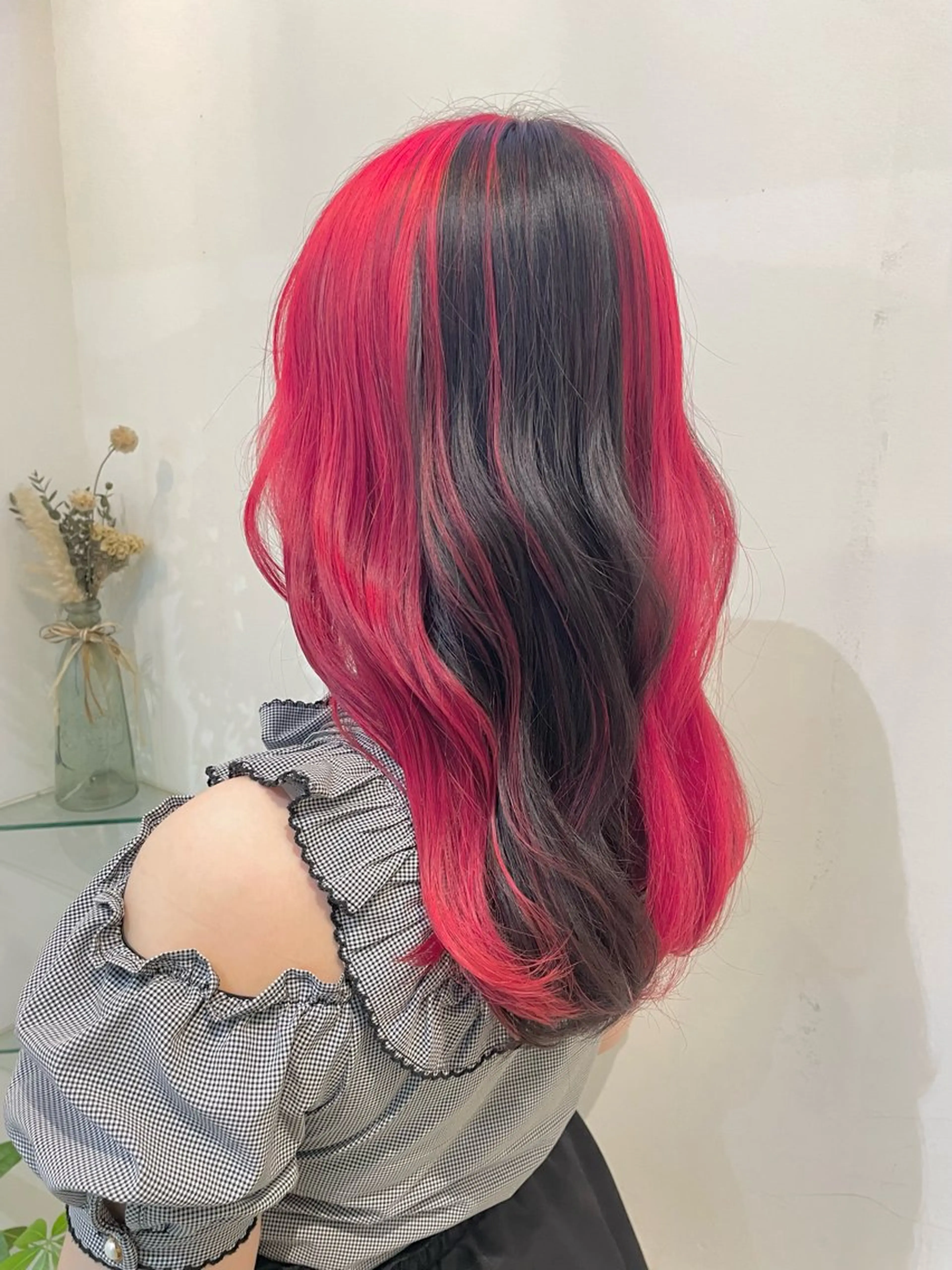 ロング カラー ヘアカラー トリートメント 髪質改善カラー🤍 エクステ✨君島由実子のヘアスタイル