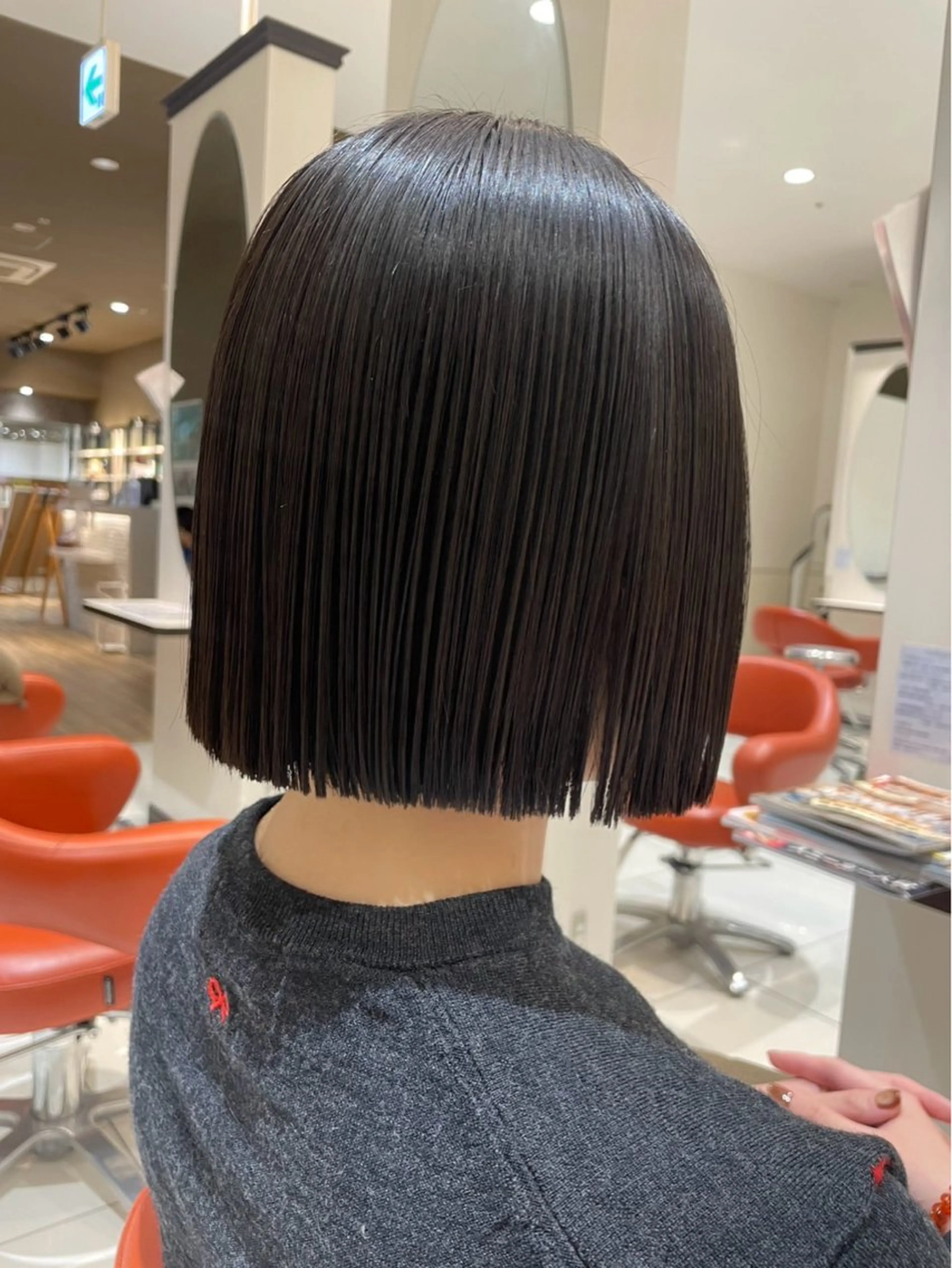 髪質改善ストレート+カットの写真