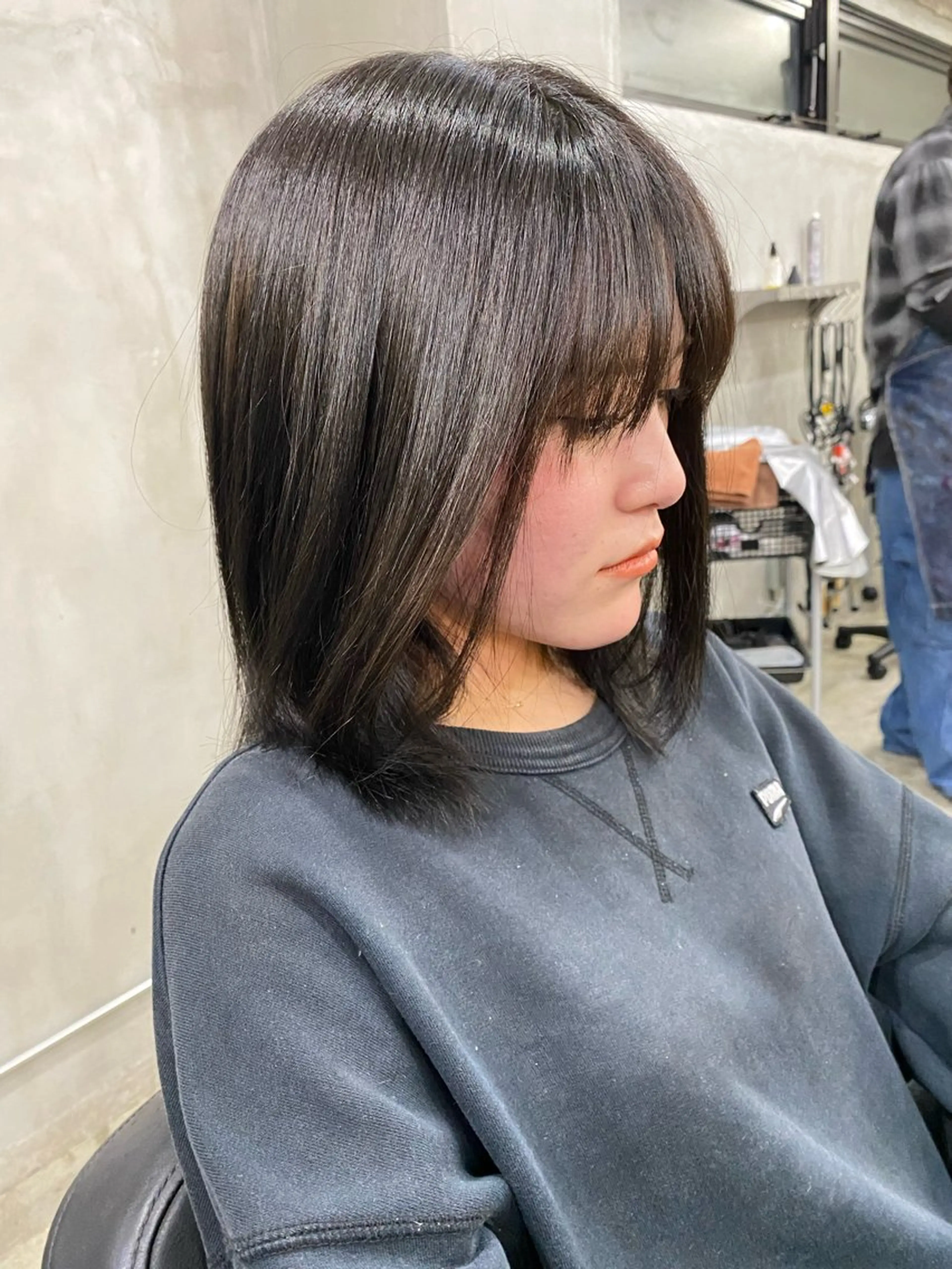 ミディアム 髪質改善 カット ヘアカラー Ra-Ffichi by siun所属・宮田海聖 ナチュラル/美髪のヘアスタイル