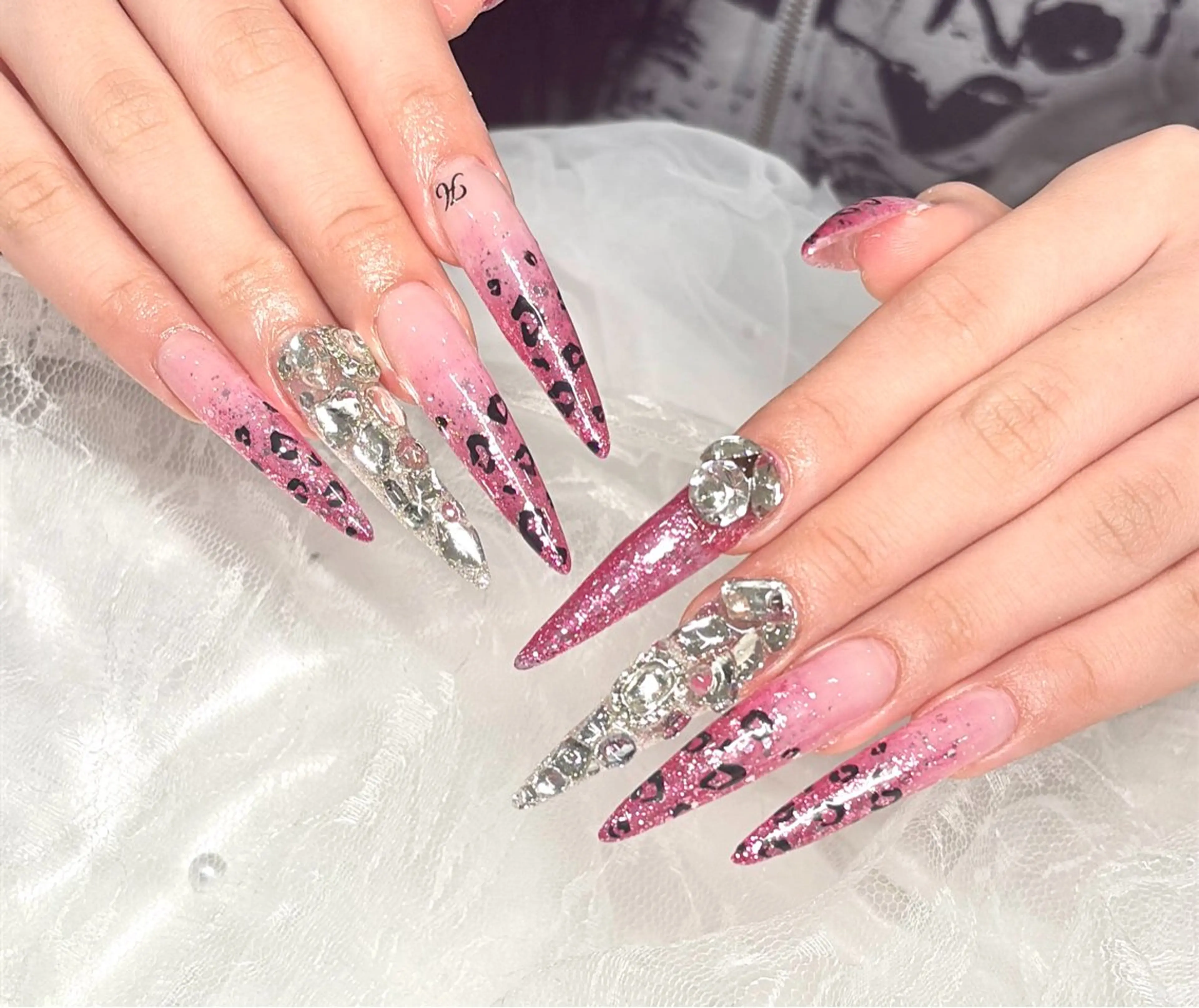 ネイル ロングネイル ネイルチップ ジョアアンジェ京橋店 MARINA🤍のマツエク・マツパデザイン