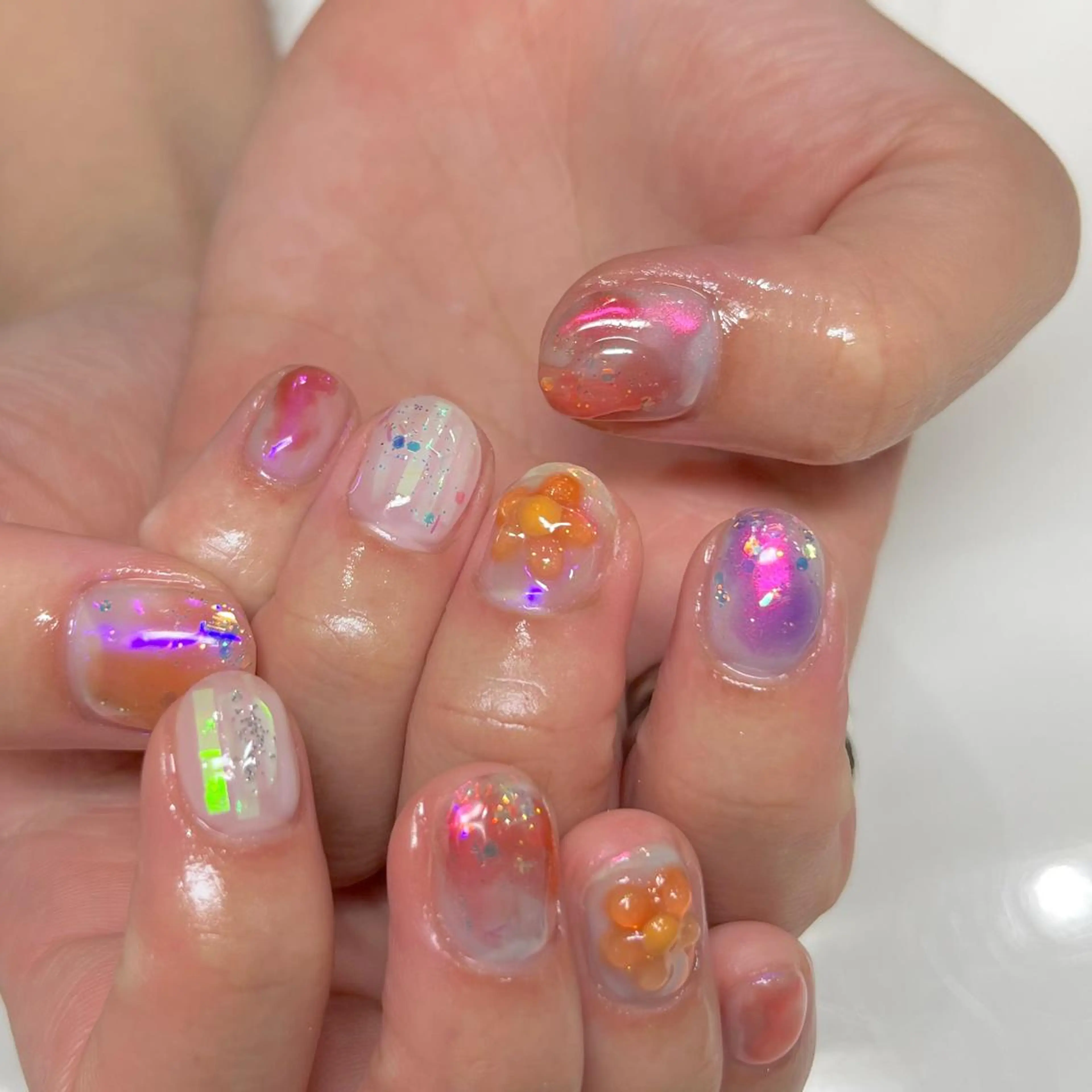 ネイル ハンドネイル Fairy 若月のネイルデザイン