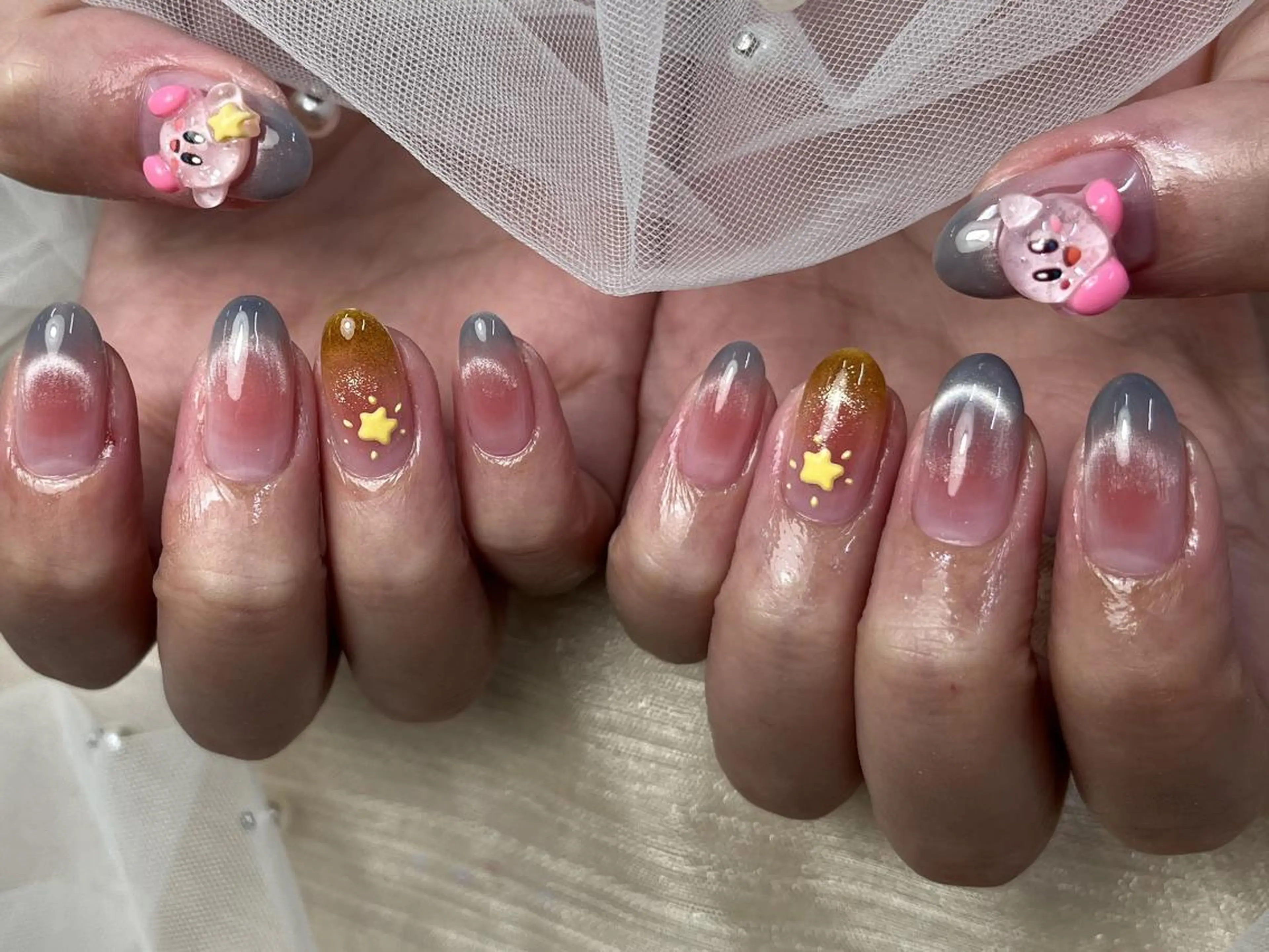 ネイル アートネイル グラデーション ハンドネイル ToliyDeliy Nail Salonのネイルデザイン