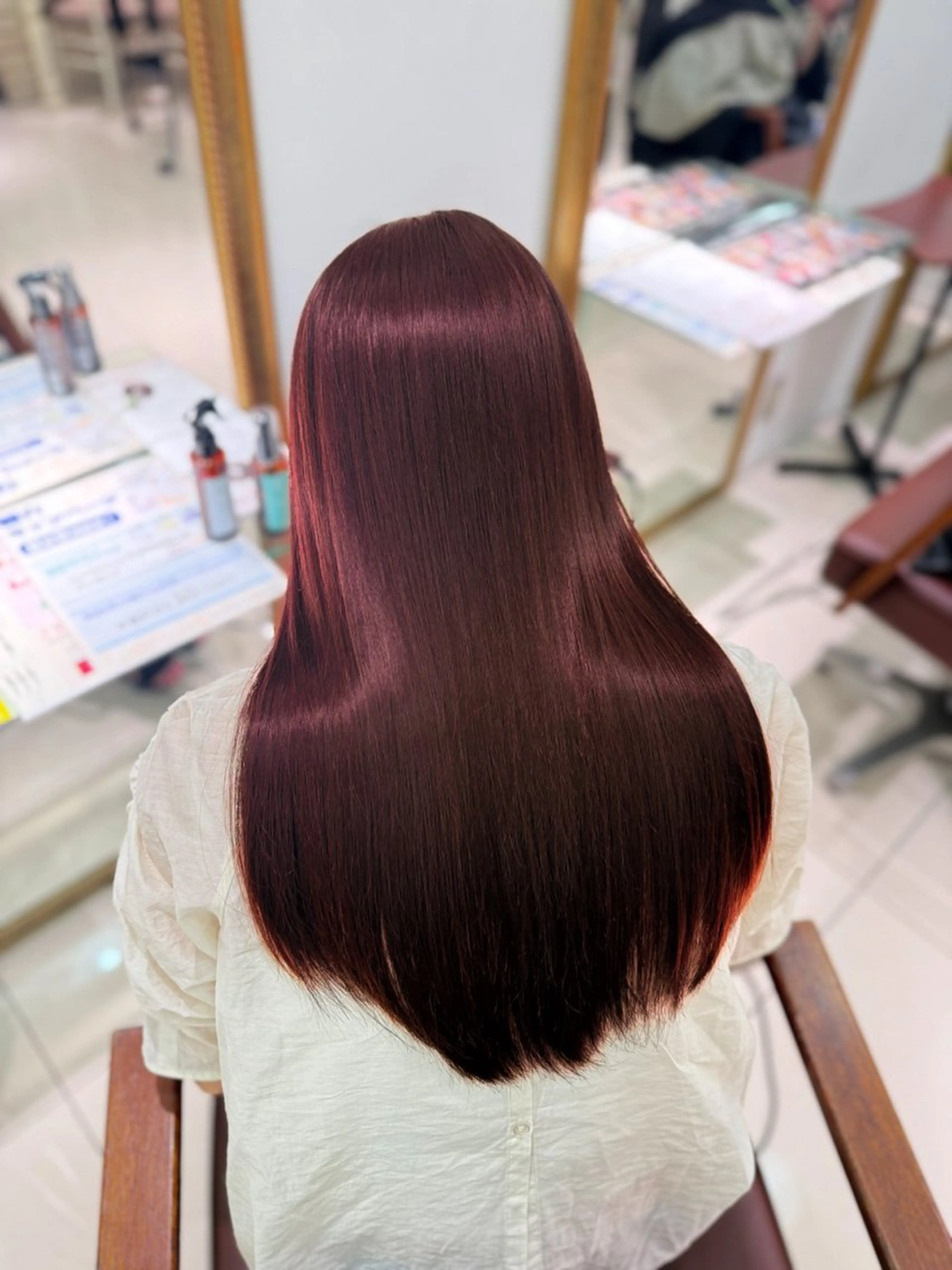 ❣️当日予約🆗🫧one color🫧+髪質改善platina treatment🫧🩵色持ちUP✨うる艶髪🫧✨の写真